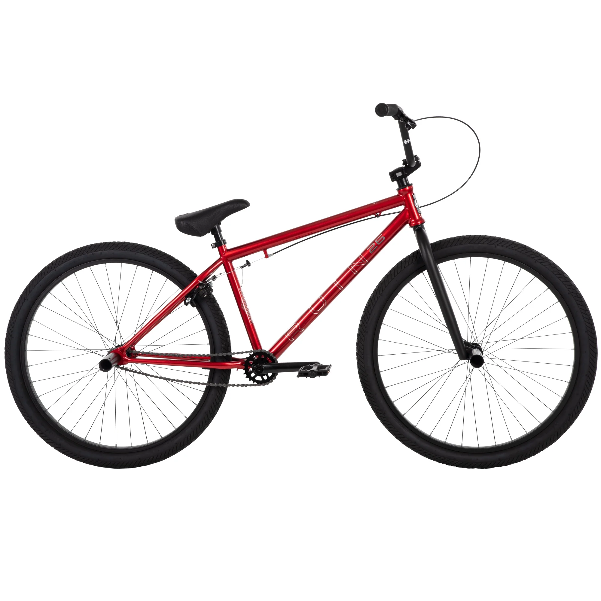 Huffy Ruin 26-inch Men's BMX Freestyle Bicycle, Ages 12+ Years,  Red - Womvr