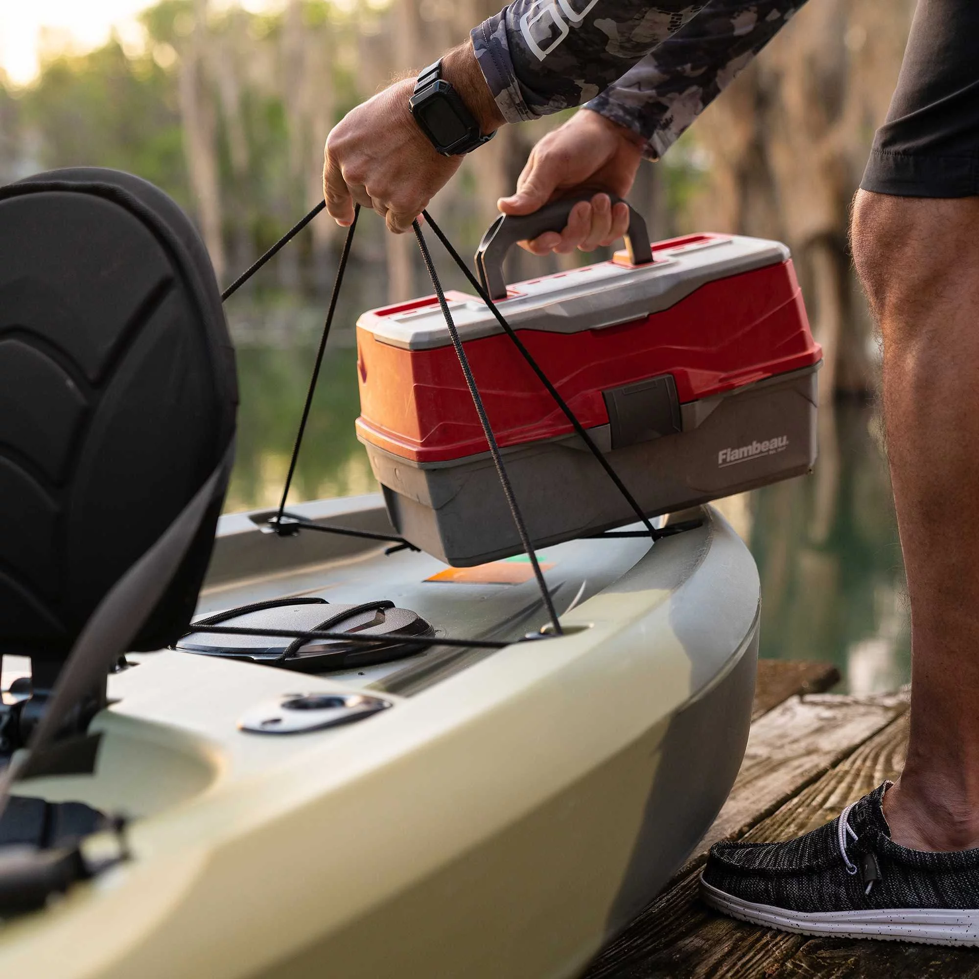 Lifetime Tamarack Angler 100 Fishing Kayak - Olive Green (90539) - Womvr