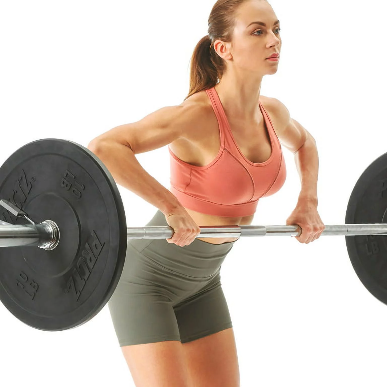 PRCTZ 45 lb Bumper Plate Weight, Fits 2