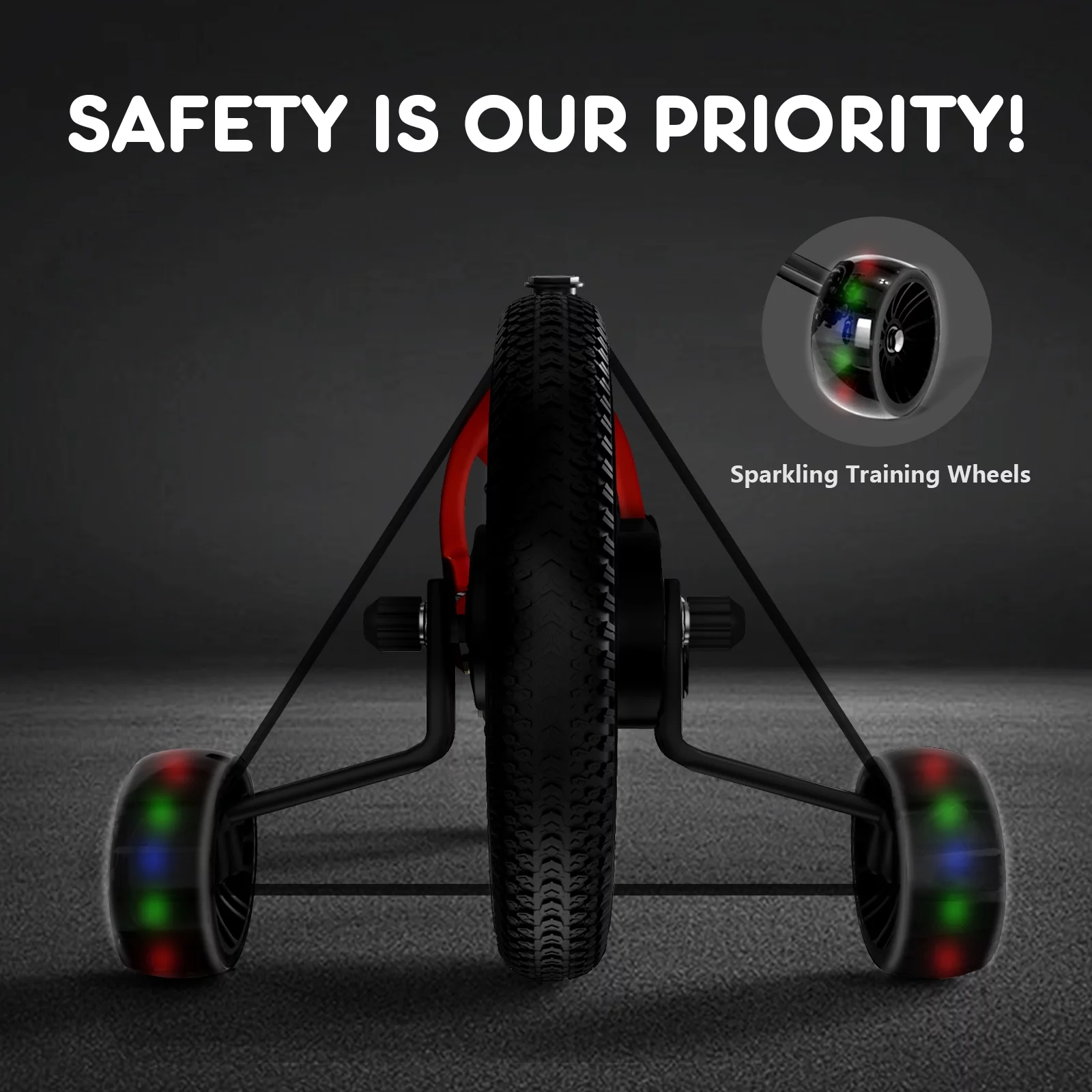 HARPPA 14 inch Bikes for Boys Age 3-5 Years, Kids Bicycle with Training Wheels, Blue - Womvr