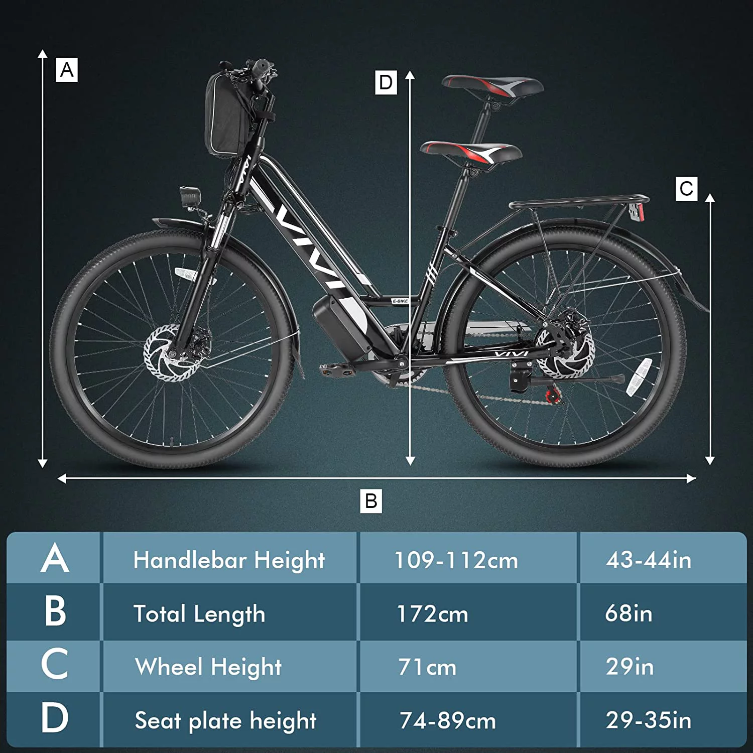 Vivi Electric Bike 26