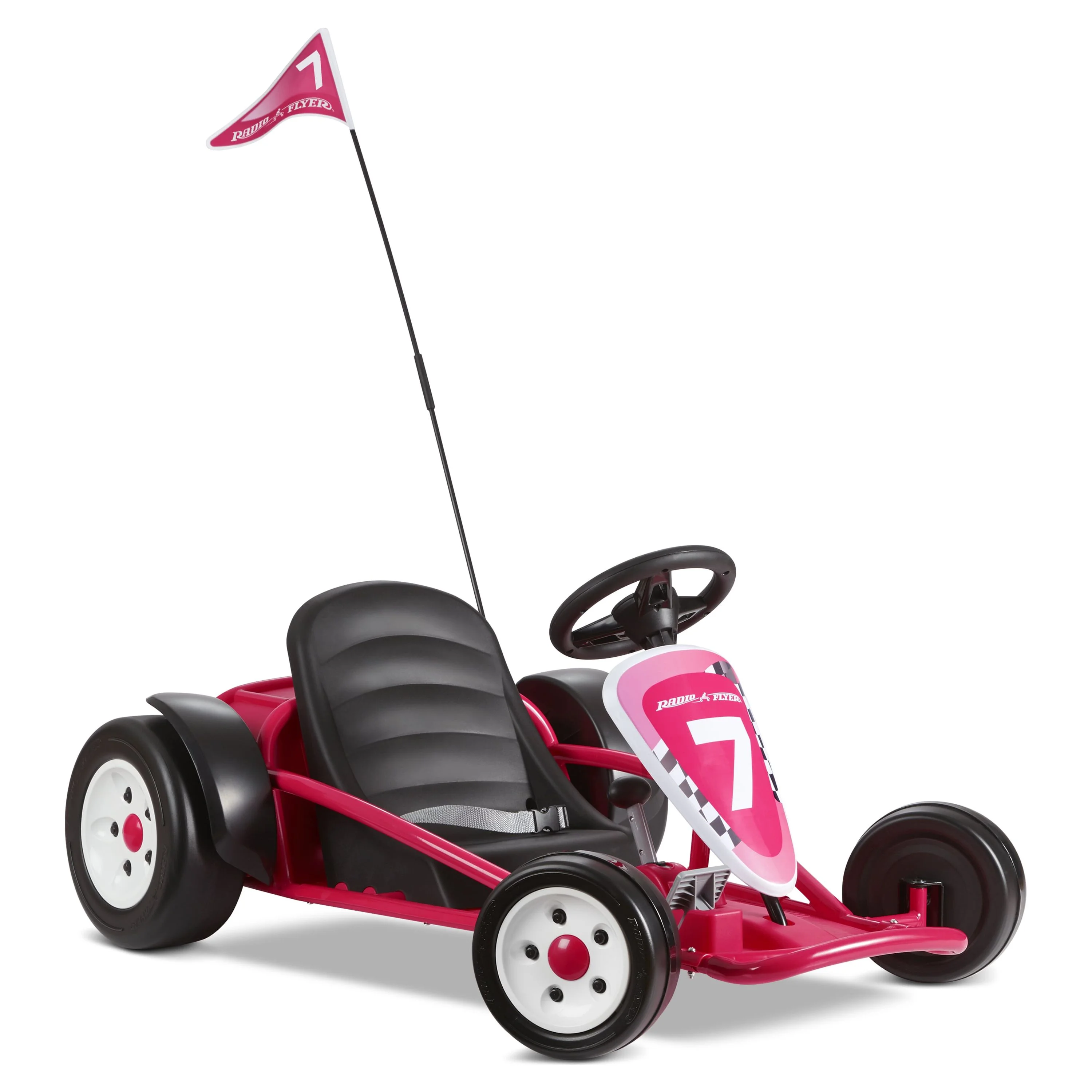 Radio Flyer Ultimate Go-Kart, 24 Volt Battery Outdoor Ride-on Toy, for Kids Ages 3-8 Years - Womvr