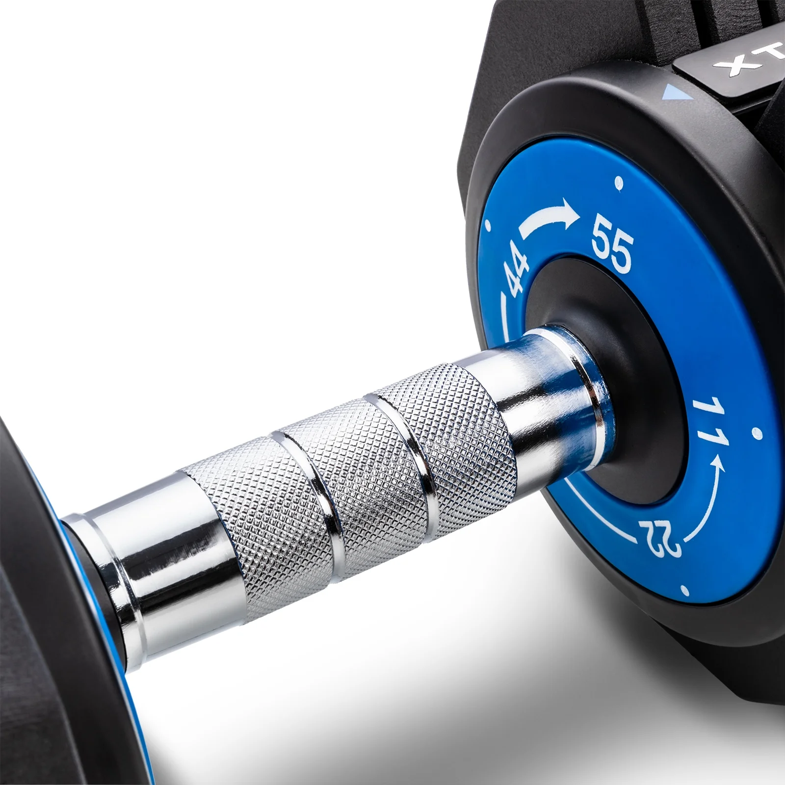 XTERRA Fitness Adjustable Dumbbell (Single) for Exercise and Weight Training �� 11, 22, 33, 44, 55 pounds - Womvr