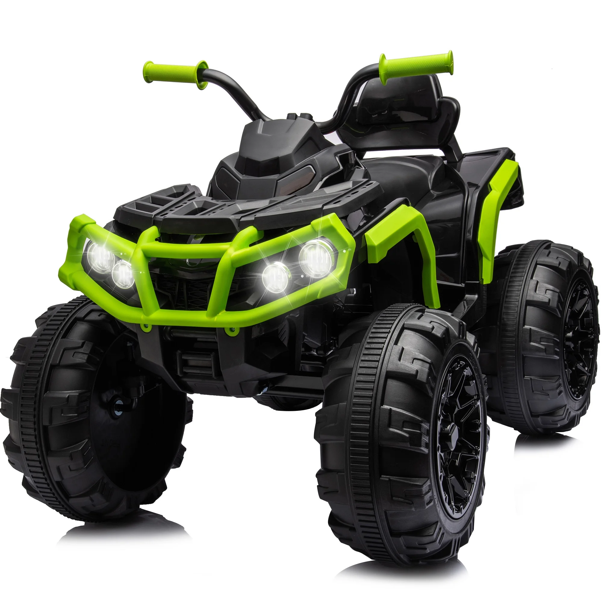 Outfunny 24V Kids 4 Wheeler, Electric ATV Quad Ride-on Toy for Big Kids Ages 3 and up - Womvr