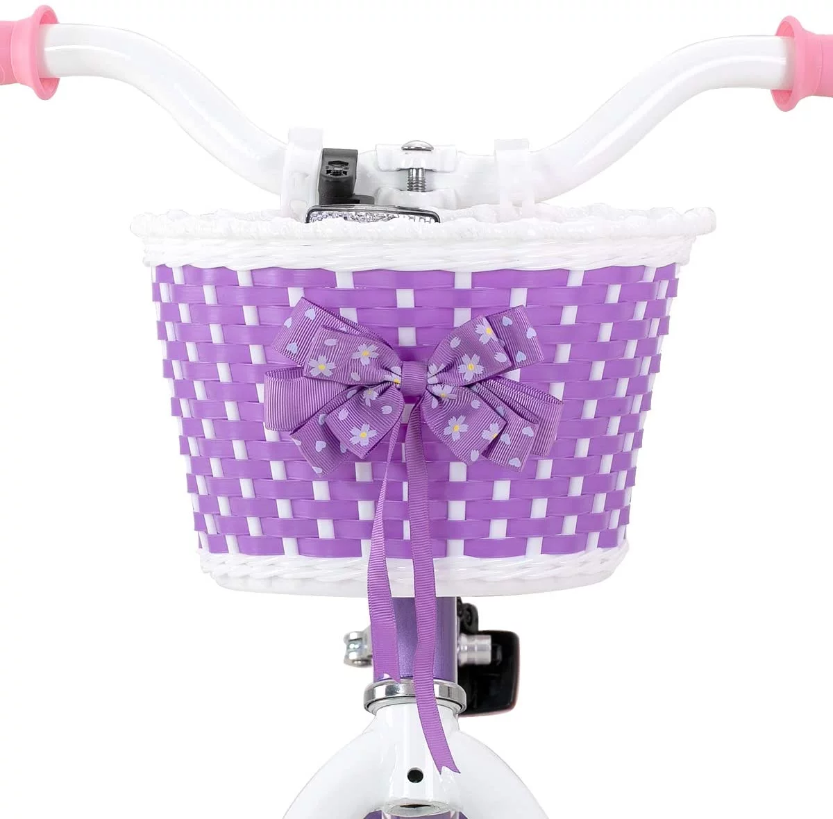 JOYSTAR Angel Girls Bike for Toddlers and Kids Ages 2-9 Years Old, 12 14 16 18 Inch Kids Bike with Training Wheels & Basket, 18 in Girl Bicycle with Handbrake & Kickstand - Womvr