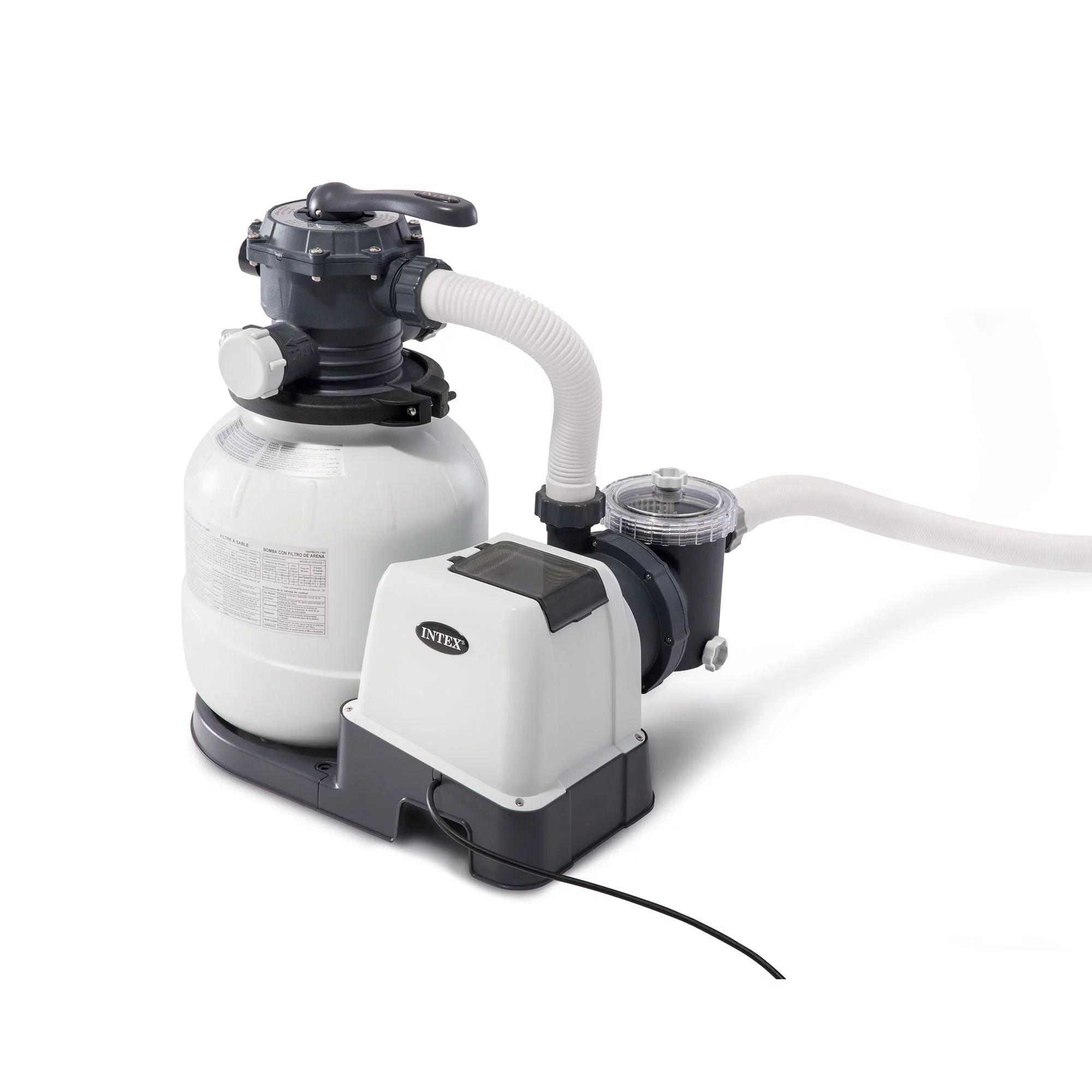 Intex 20ft x 48in Ultra XTR Round Pool, Pump, Ladder, Lounger (2 Pack), & Cooler - Womvr