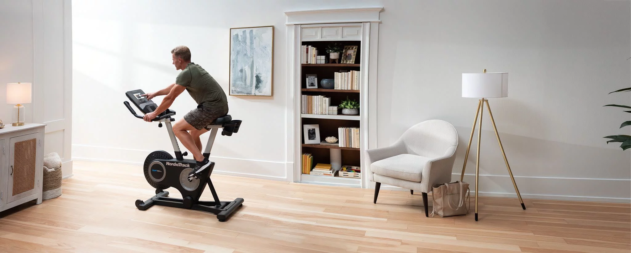 NordicTrack Studio Bike with 7” Smart HD Touchscreen and 30-Day iFIT Family Membership - Womvr