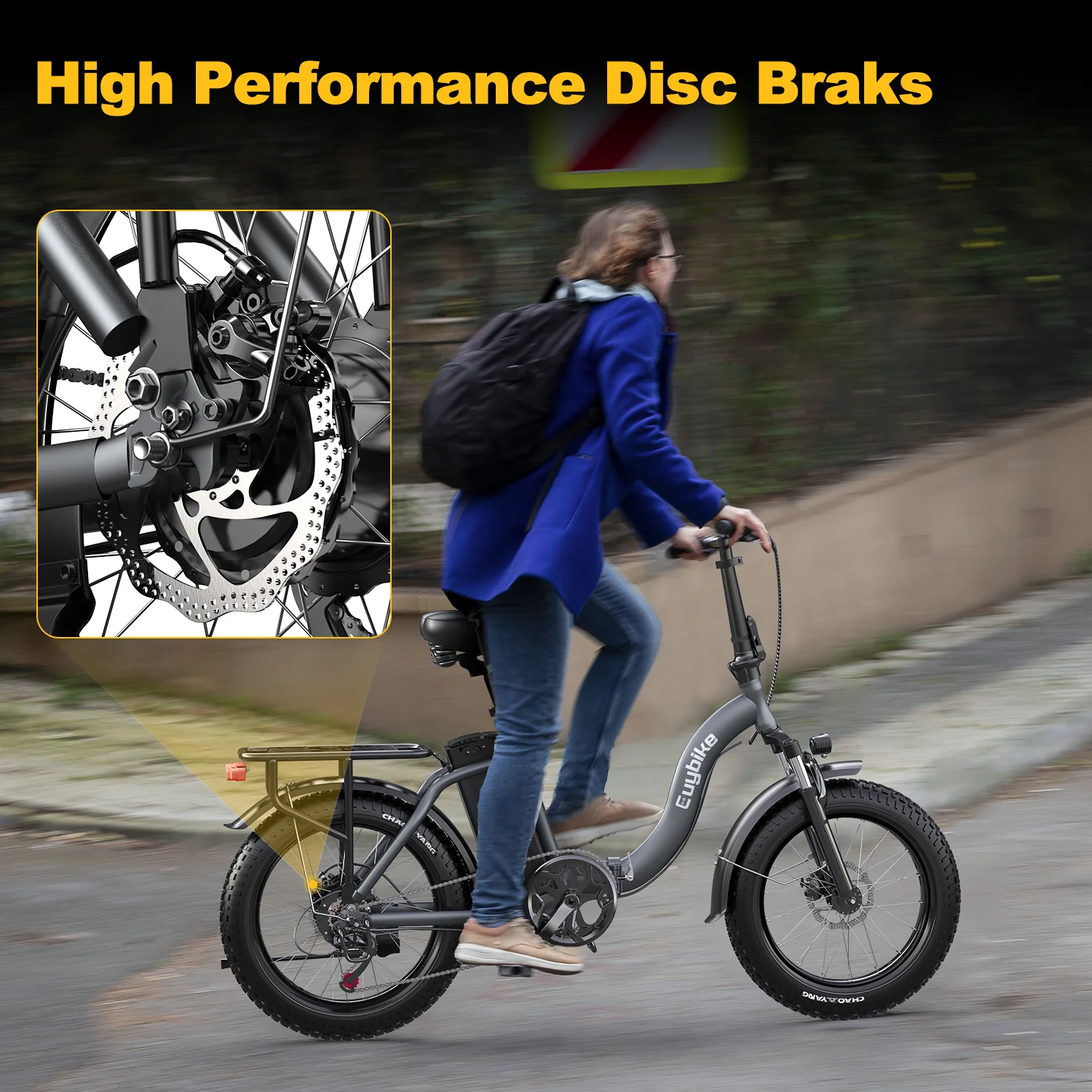 EUY Electric Bike 750W Motor, 20