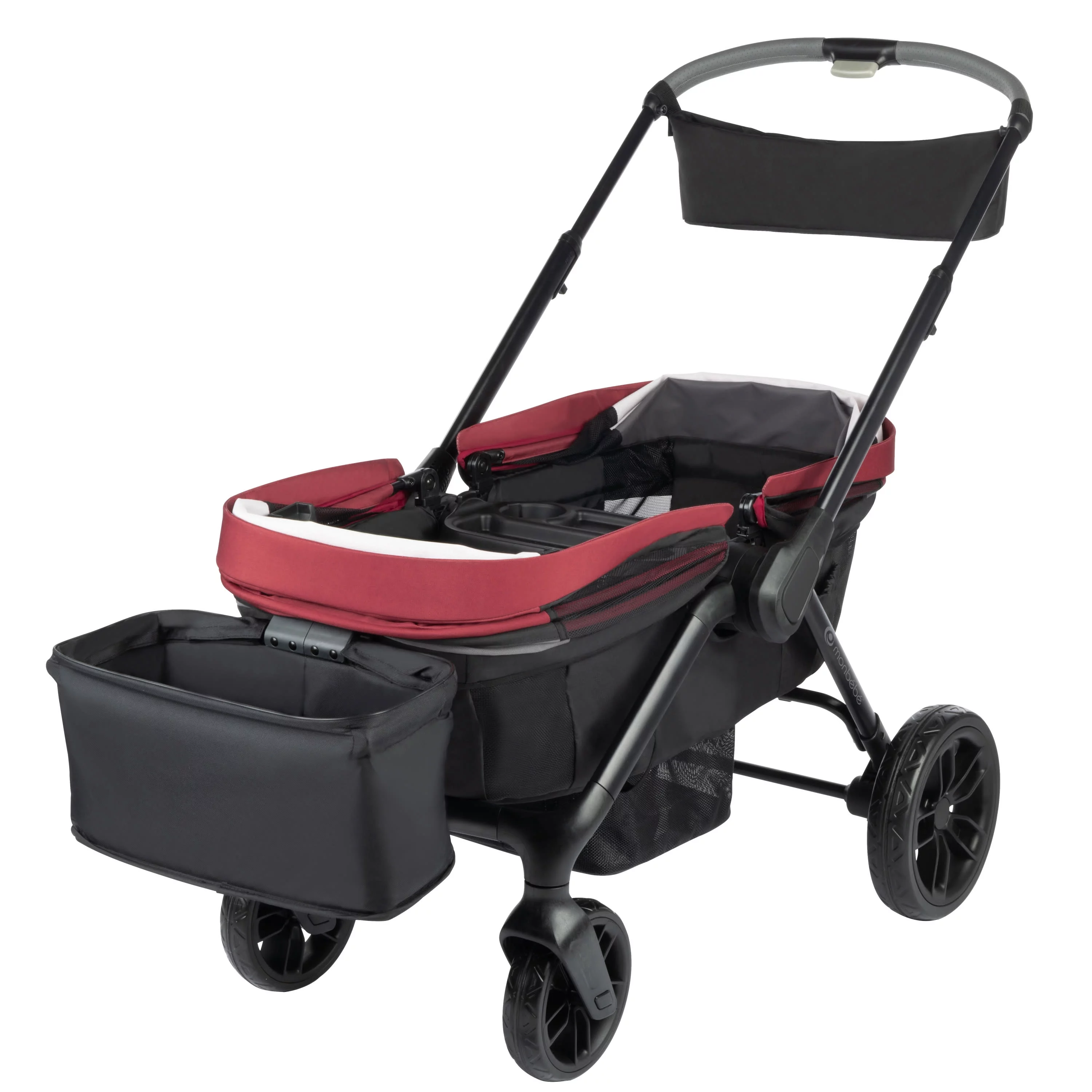 Monbebe Everyday Outings Wagon Stroller, Cobblestone Grey - Womvr