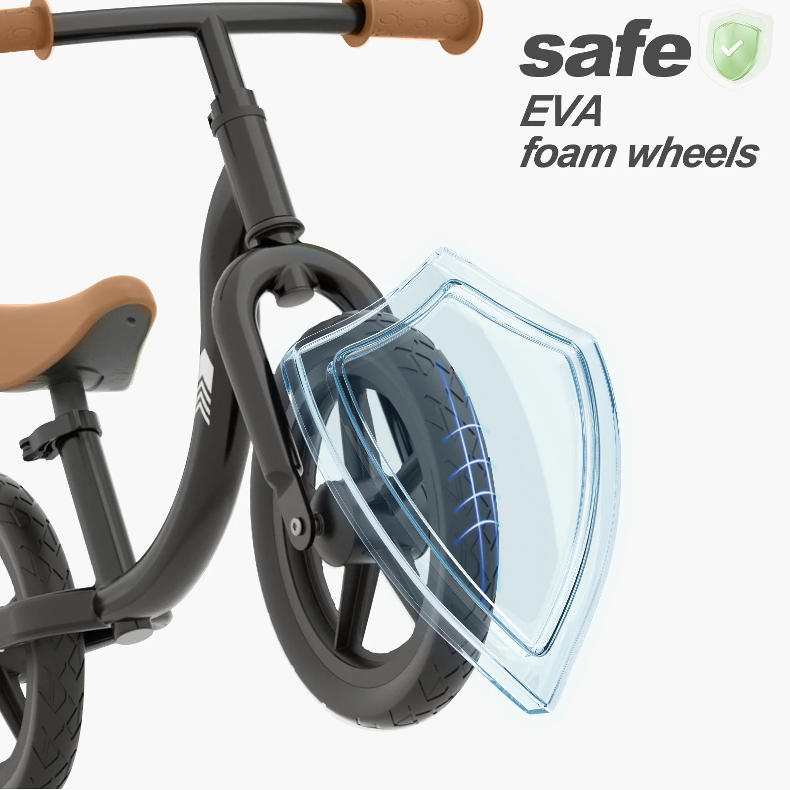 KORIMEFA Toddler Balance Bike - Lightweight Toddler Bike for 2, 3, 4, 5 Year Old Boys and Girls - No Pedal Bikes for Kids with Adjustable Handlebar and seat - Aluminium, EVA Tires - Training Bike - Womvr