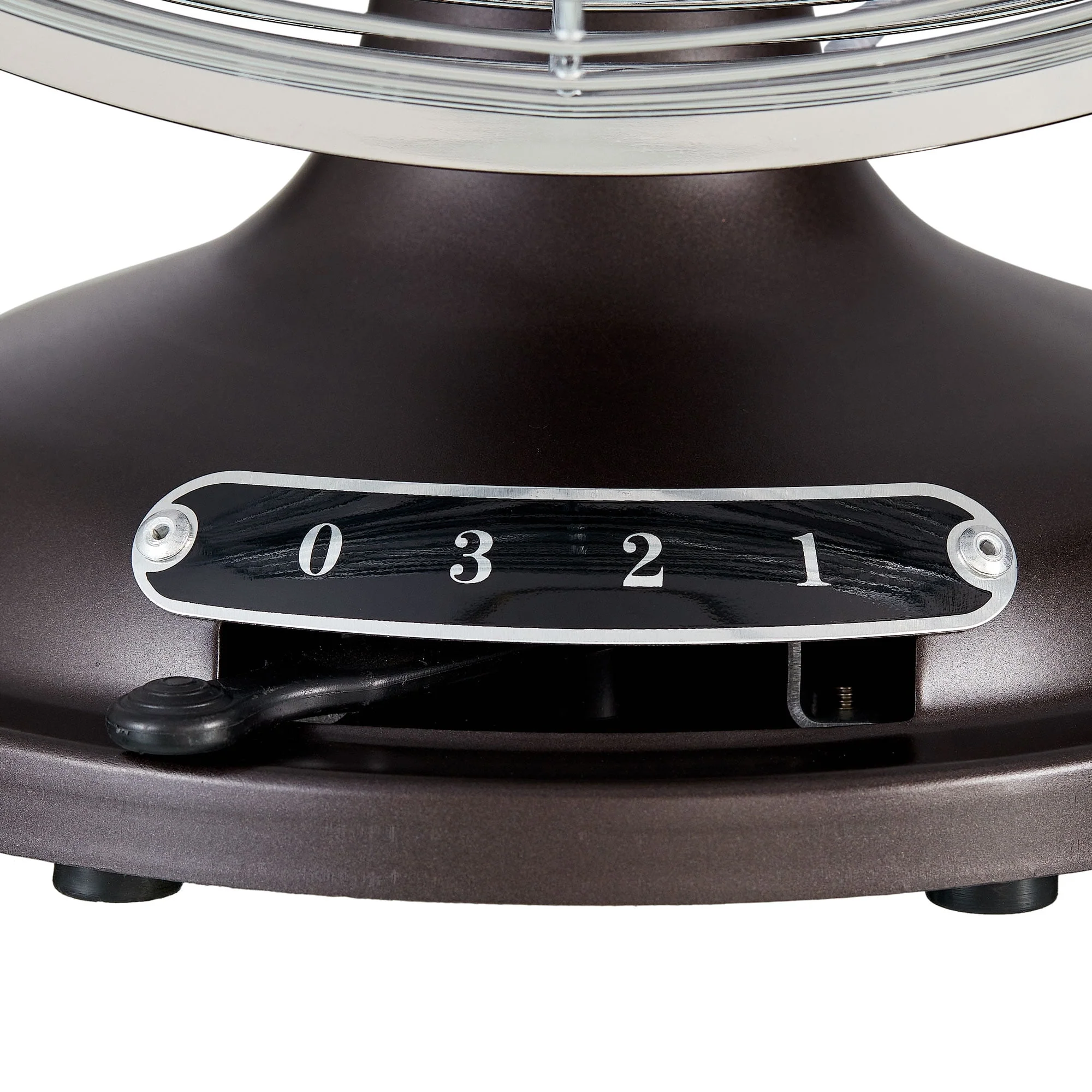 Better Homes & Gardens New 12 inch Retro 3-Speed Metal Tilted-Head Oscillation Table Fan Gold - Womvr