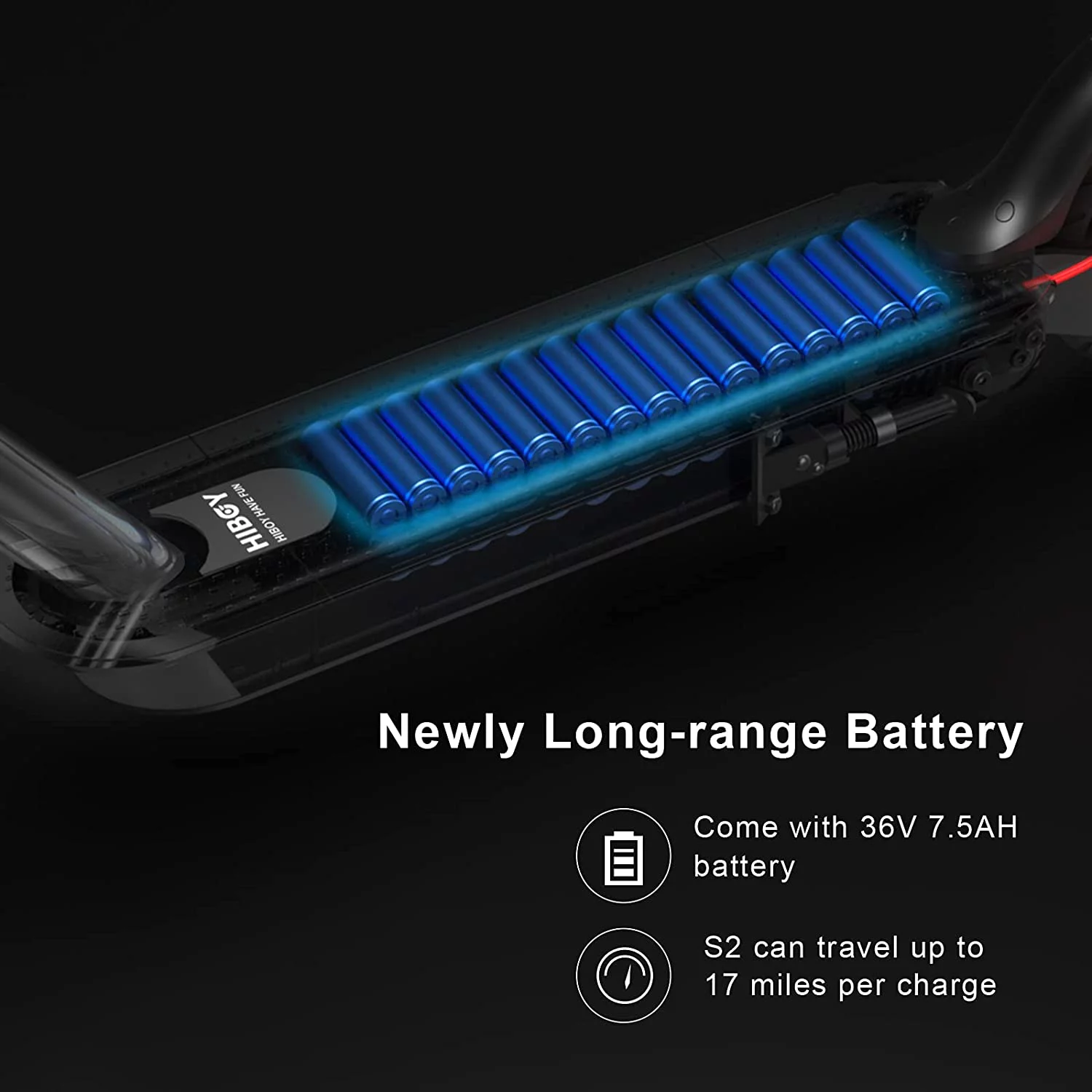 Hiboy Electric Scooter, S2 Electric Scooters for Adults 220lbs, 8.5