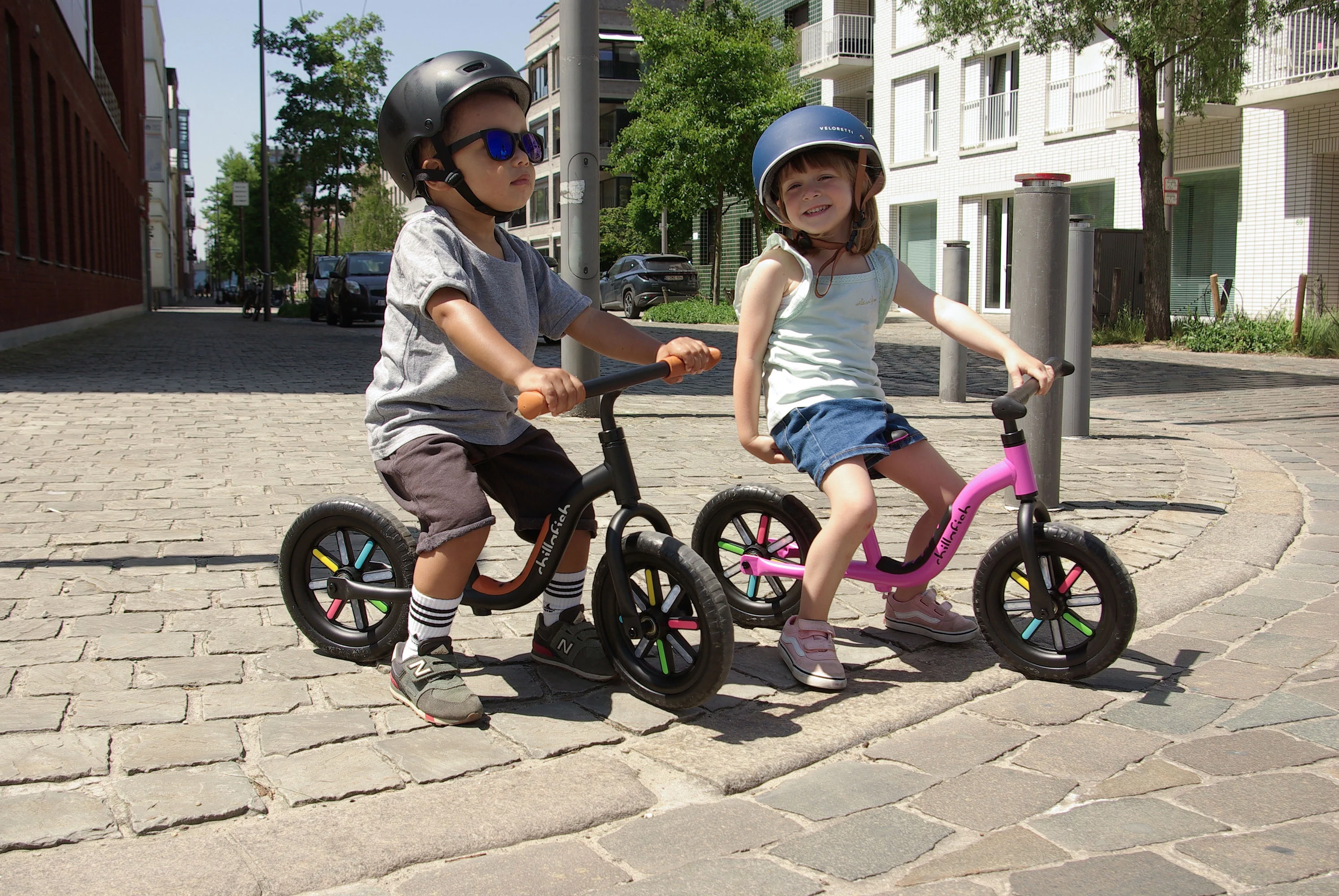 Chillafish Buzzi 10' Balance Bike for Kids 1.5 years and older, Lightweight Toddler Bike with Adjustable Seat - Womvr