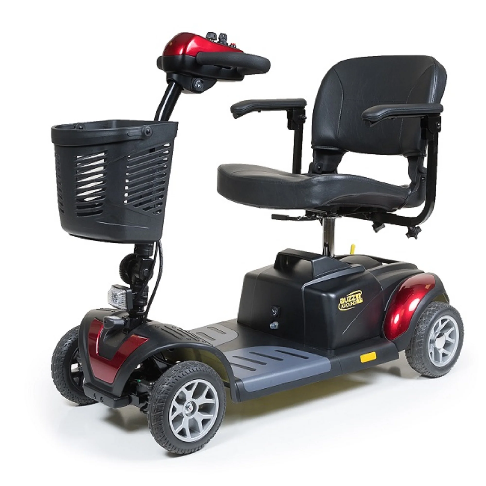 Golden Technologies - Buzzaround XL - Travel Scooter - 4-wheel - Red - Womvr