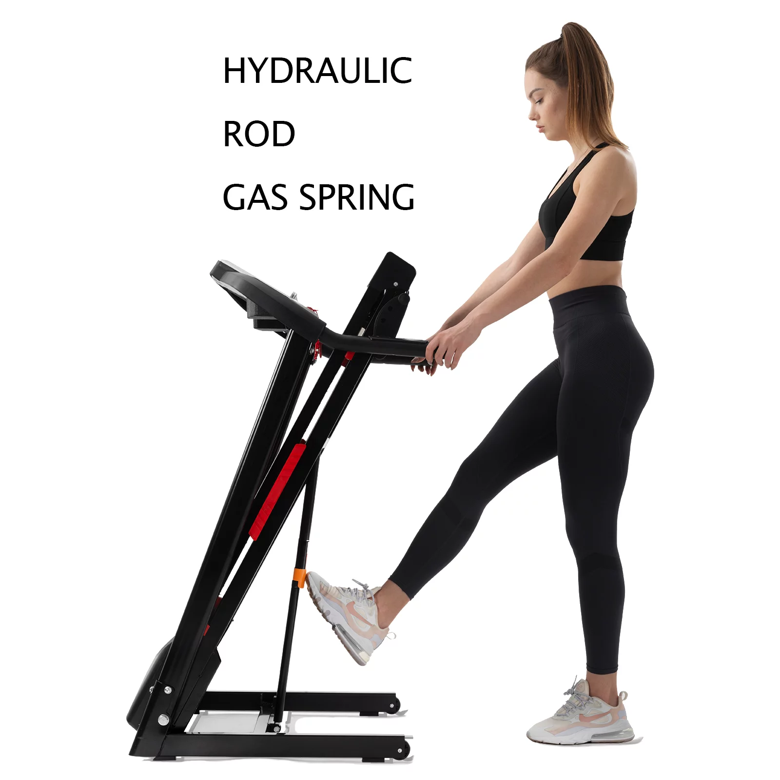 OBENSKY Folding Treadmill for Home Electric 3.5 HP Foldable Running Machine w/Incline - Womvr