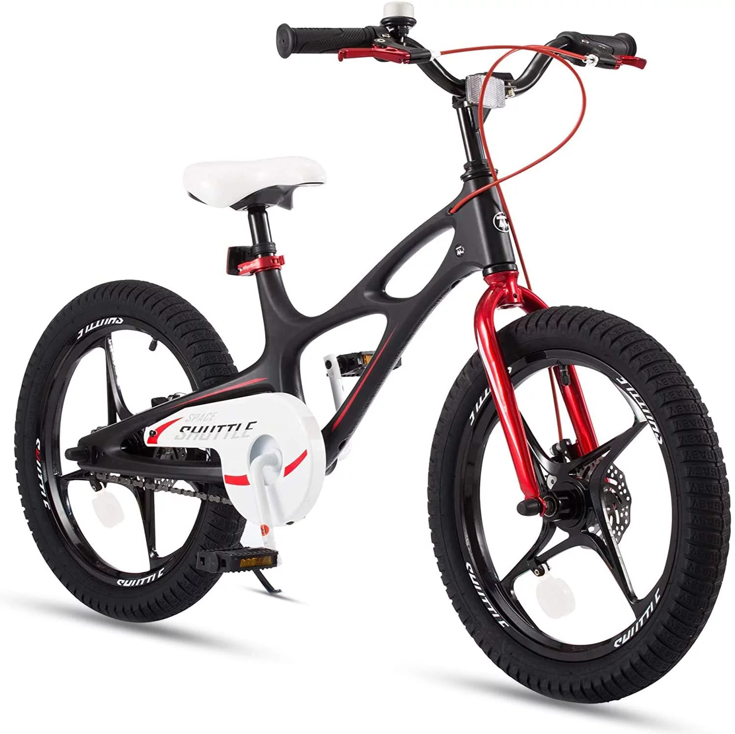 RoyalBaby 18 inch Magnesium Space Shuttle Kid's Bike, White - Womvr