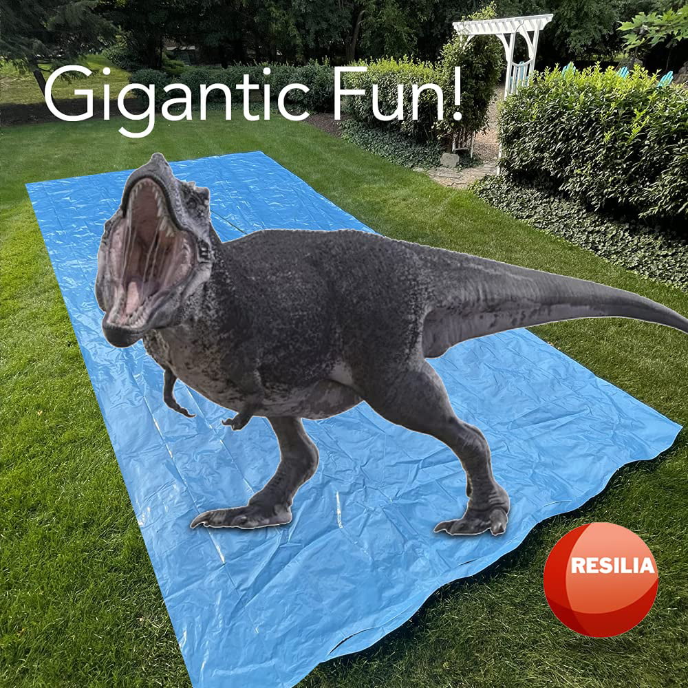 Resilia XL, 20' x 6' Super Slip Lawn Waterslide With Hold Steady Stakes - Womvr