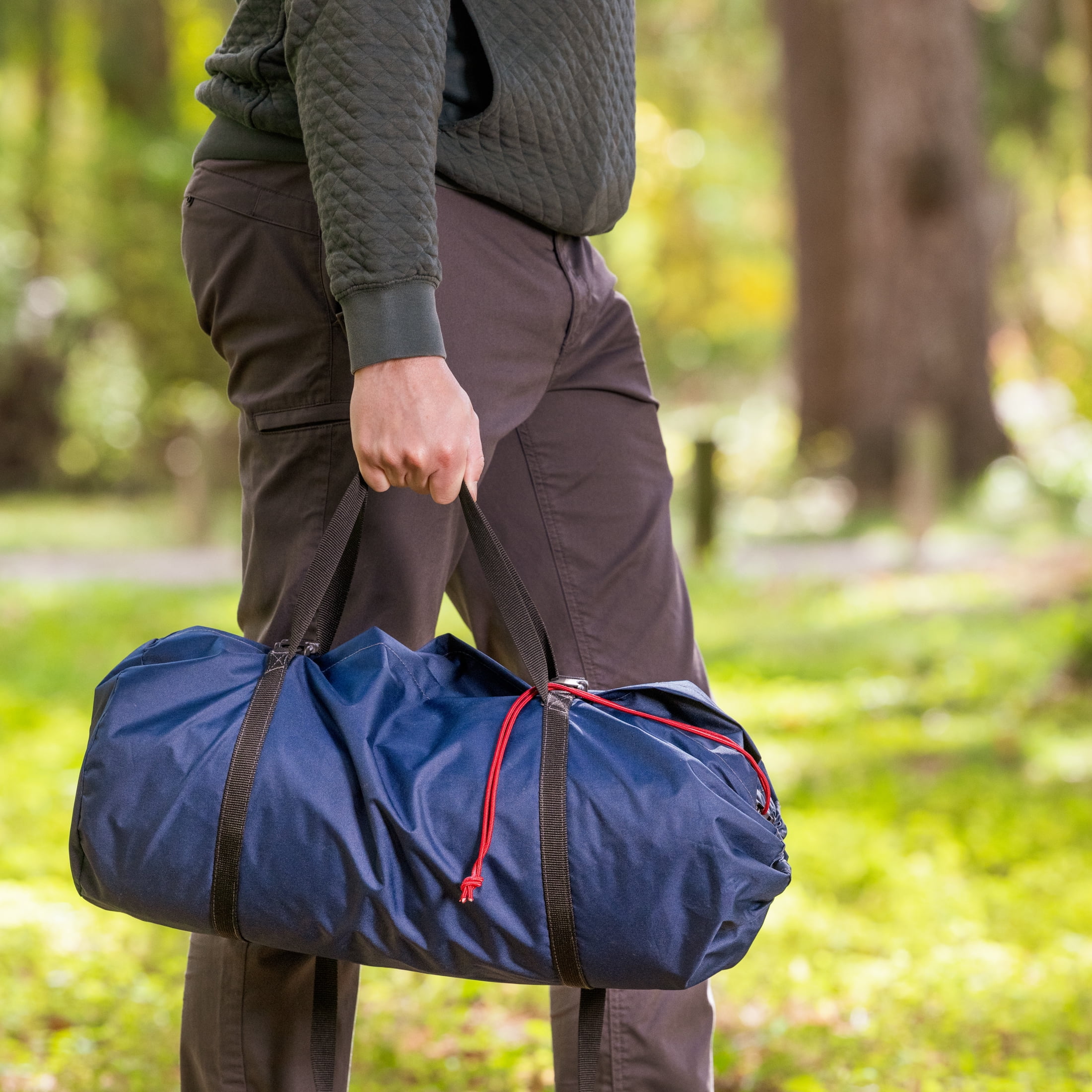 Ozark Trail 2-Person Tent with Oversized Vestibule, Blue, Dimensions 86.6�� x 141.60�� x 65�� - Womvr