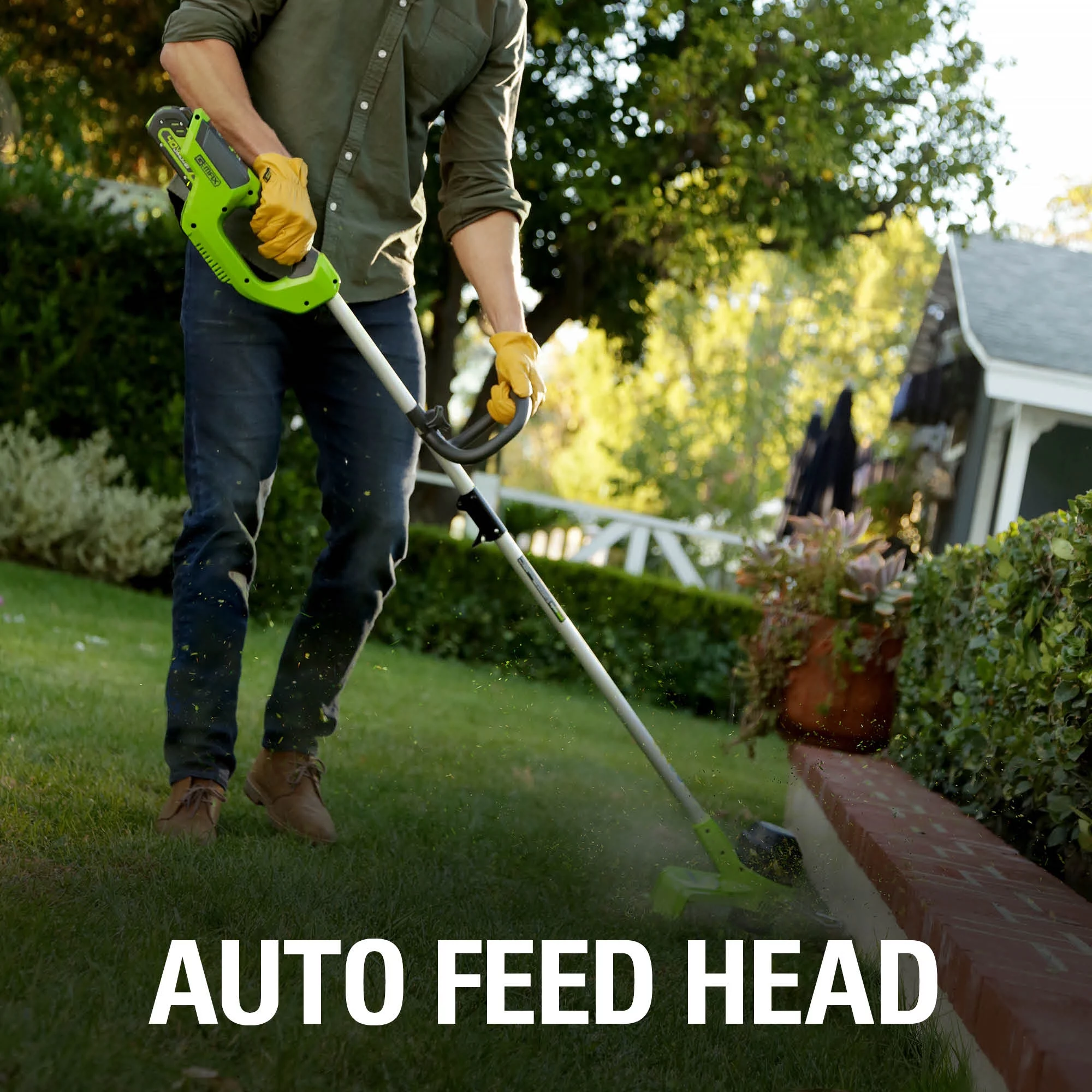 Greenworks 40V String Trimmer/Leaf Blower Combo with (1) 2.0 Ah Battery 1301202 - Womvr