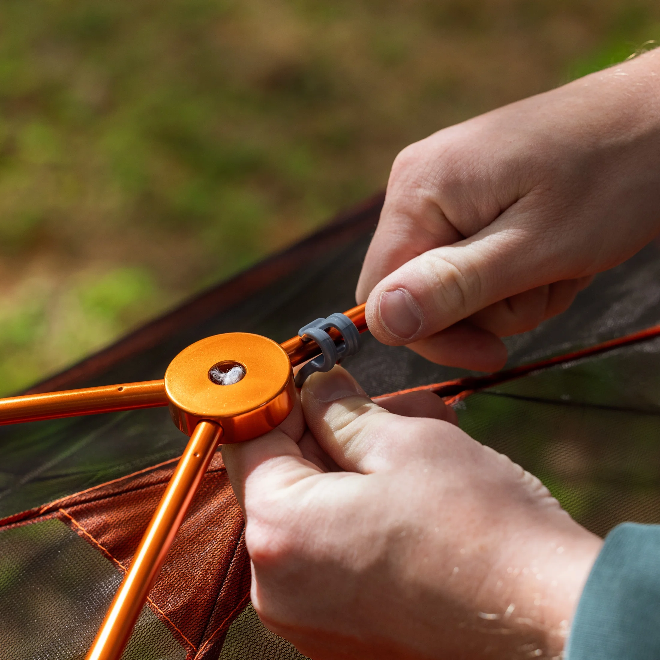 Ozark Trail 1-Person Lightweight Backpacking Tent, 82 in. x 51 in., 3.65 lb. Carry Weight, Orange - Womvr