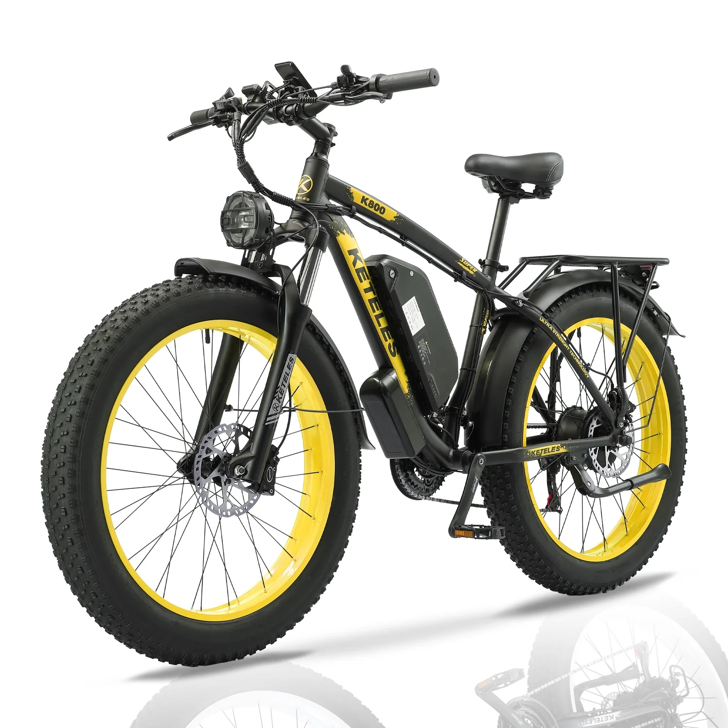 KETELES 1000W Electric Bike for Adults, 26