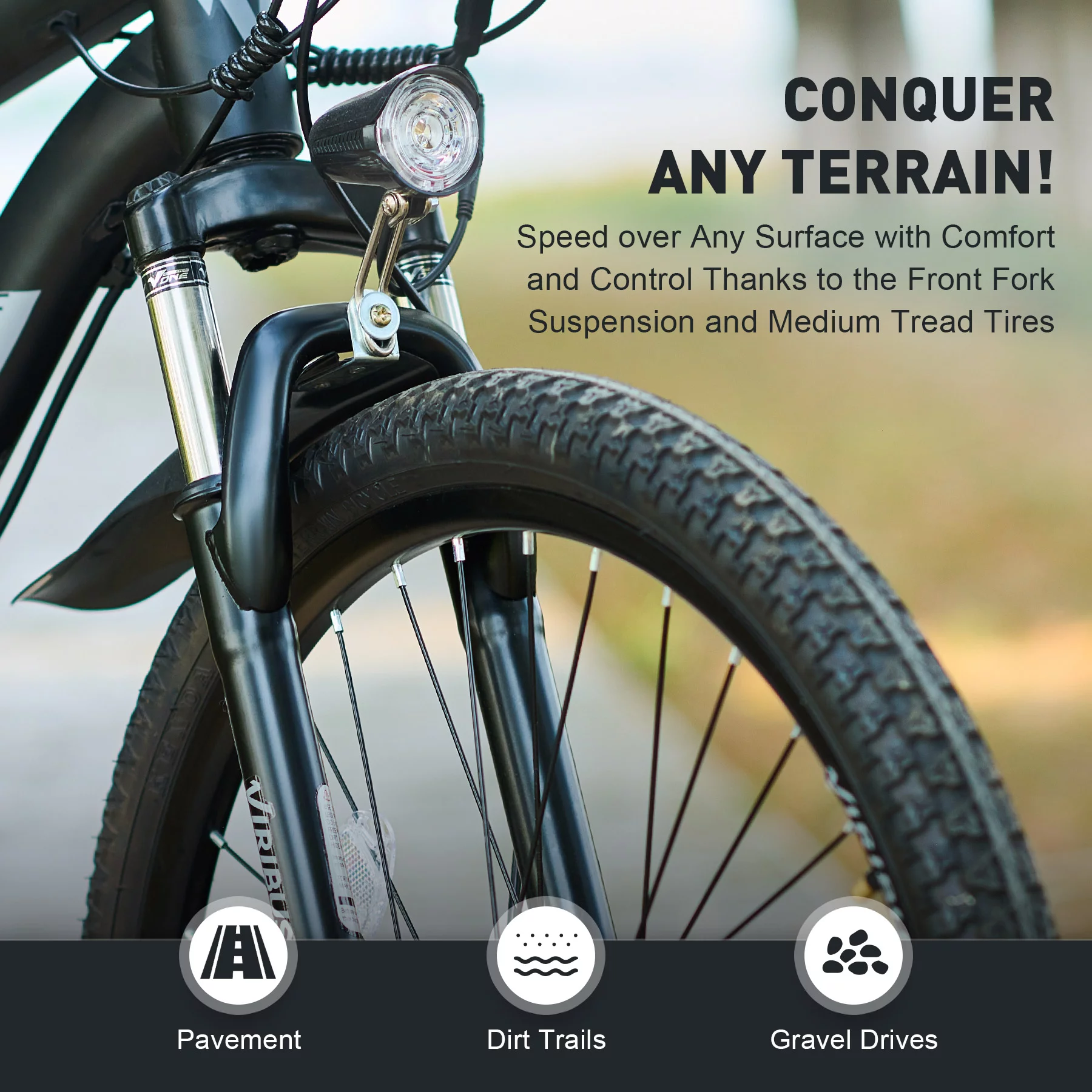 Viribus Electric Mountain Bicycle 26