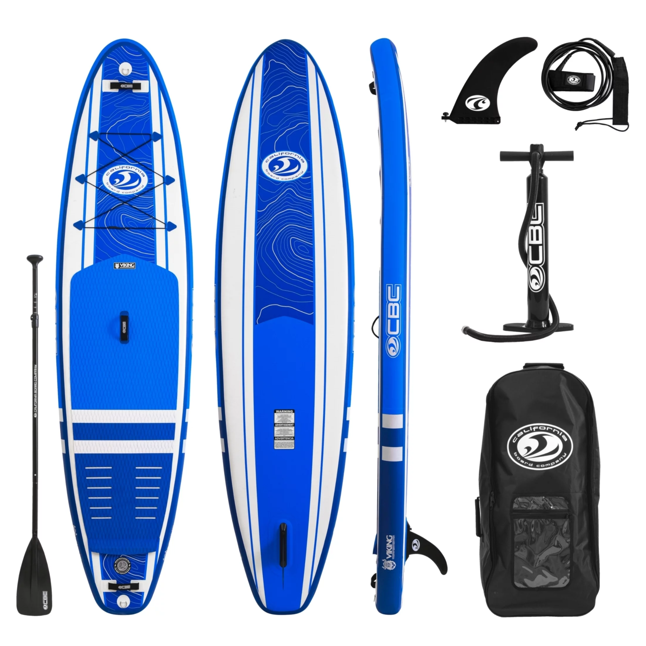 California Board Company 11' Viking Inflatable Paddle Board Package (I-SUP) - Womvr