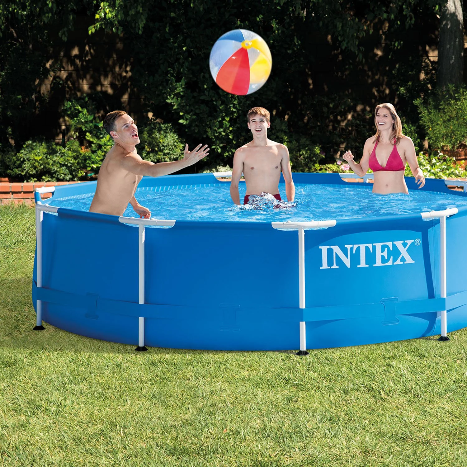 Intex Metal Pool Frame, 10-Feet x 30-Inch - Womvr