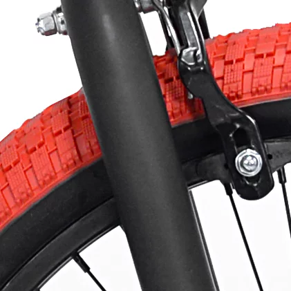 Kent Bicycle 20 In. Dread Boy's BMX Bike, Black and Red - Womvr