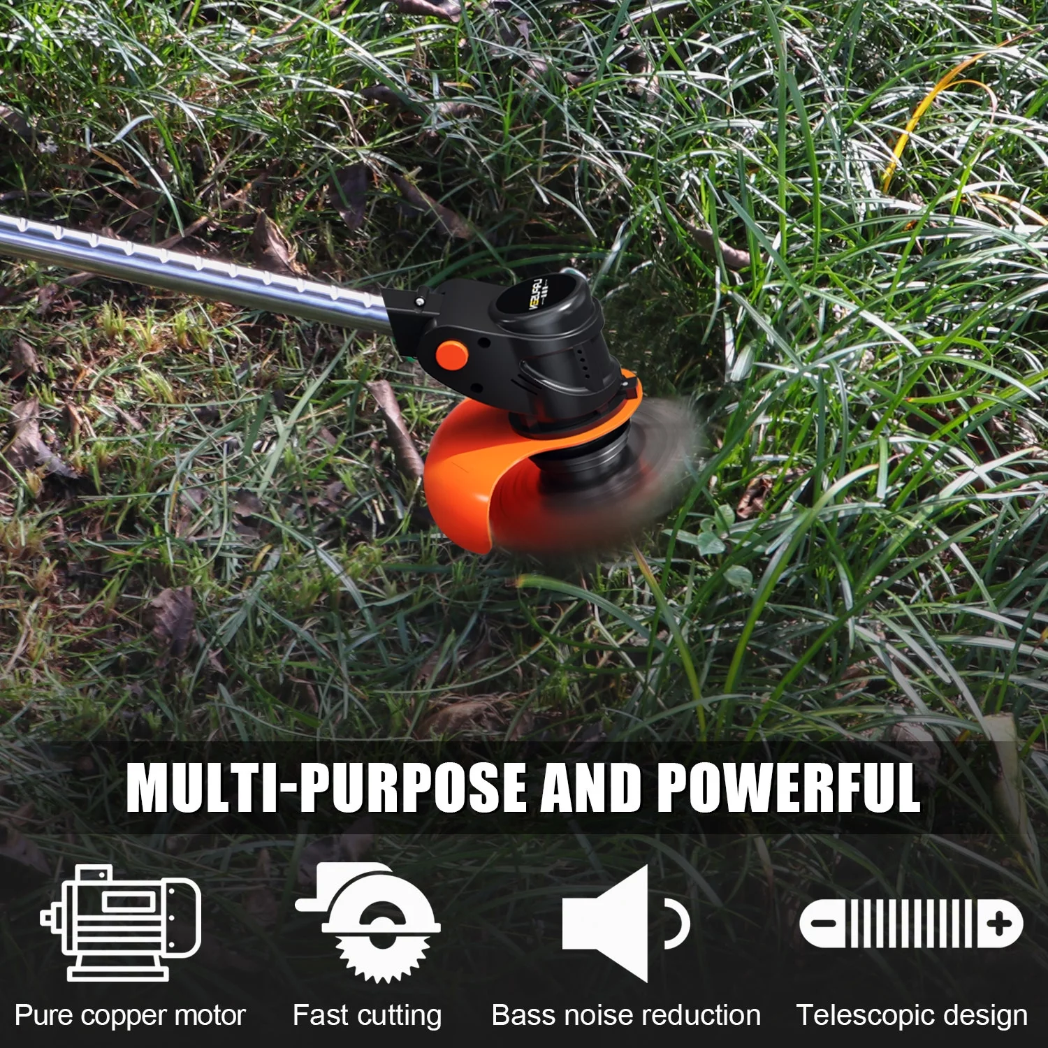 SUGIFT 21V Cordless String Trimmer & Edger with 1.5 Ah Battery and Charger - Womvr