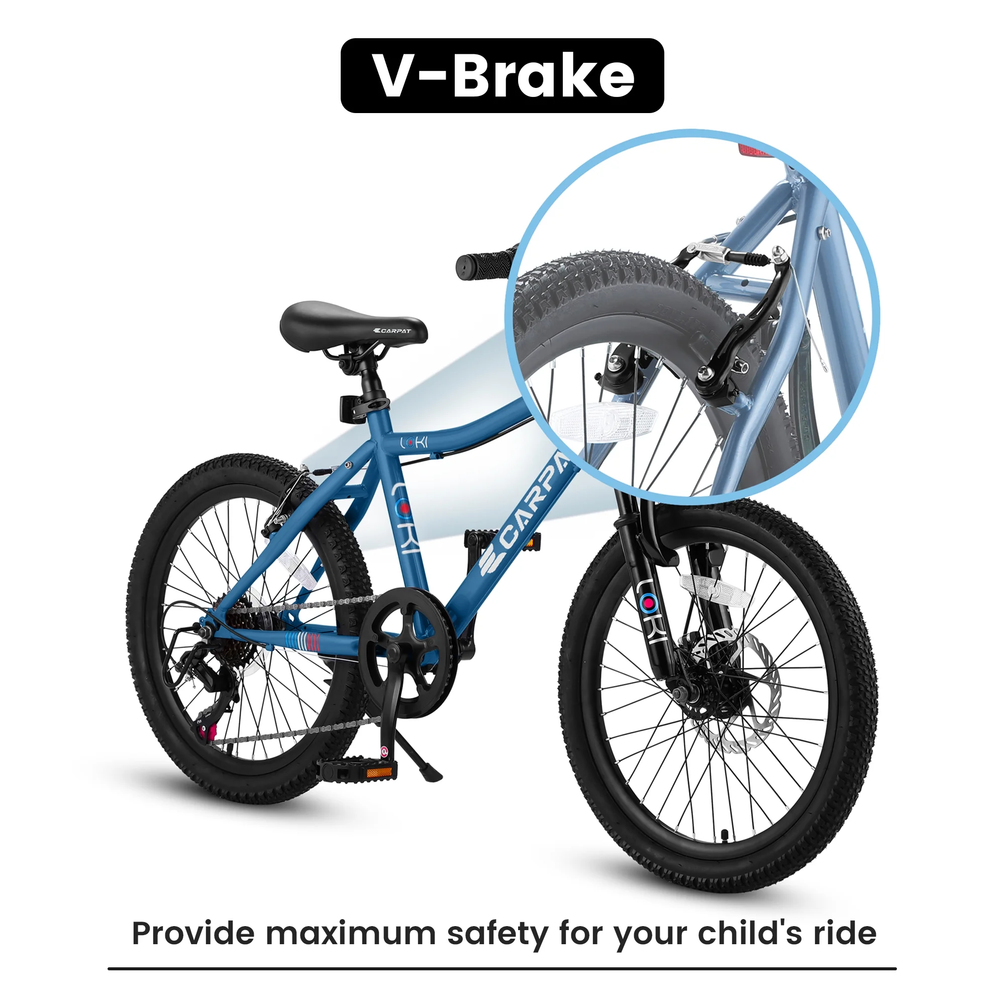 CIYOYO Kids Bicycle 20 inch Montain Bike for Boys and Girls,7 Speed Bike 8-12 Years Old Green - Womvr