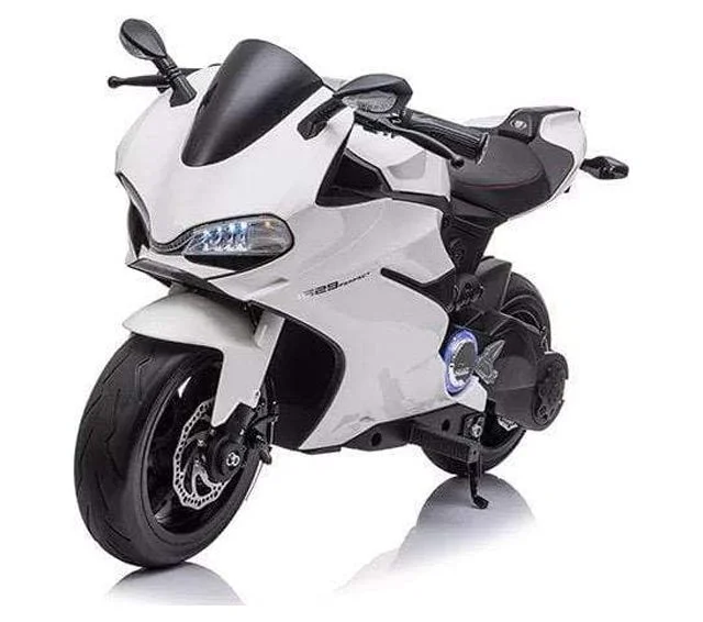 Elegant Electronix Ducati Style MP3 System Electric Mini Kids Unisex Motorcycle 24 V - Womvr