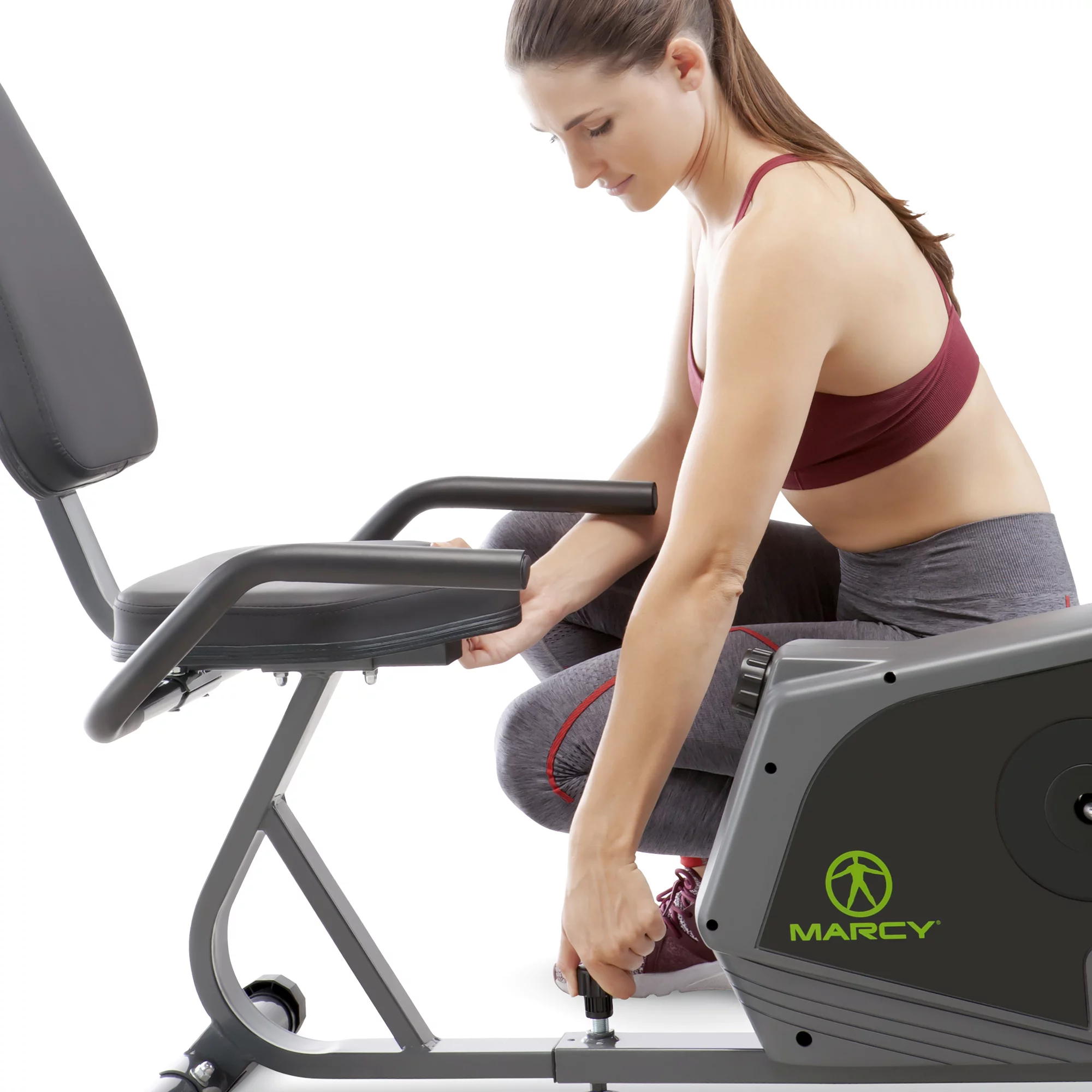 Marcy Magnetic Recumbent Exercise Bike NS-1206R - Womvr