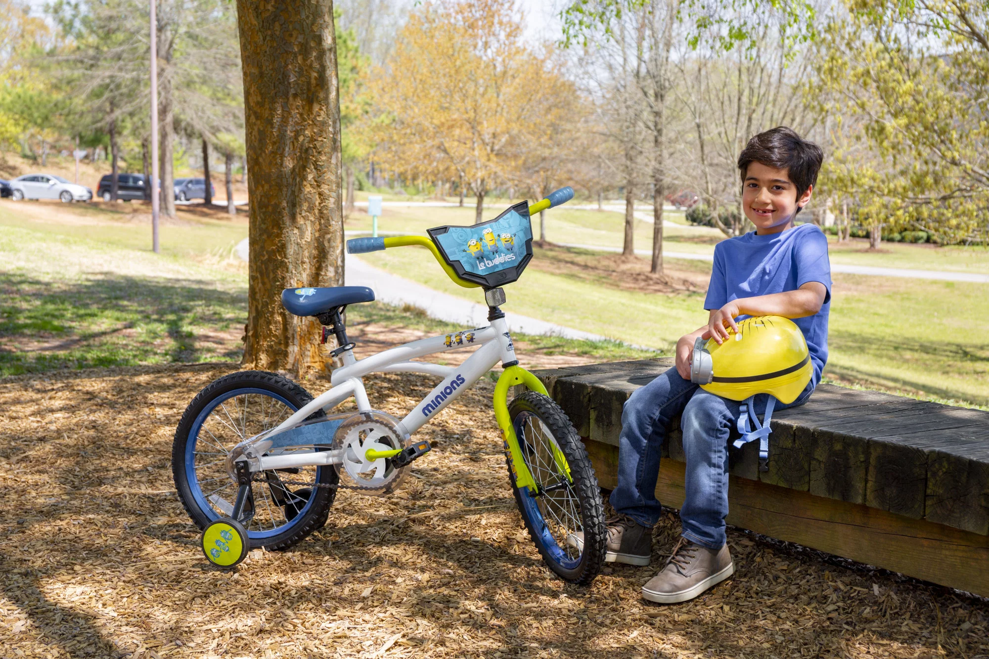 Dynacraft Minions 18-Inch Unisex BMX Bike For Age 6-9 Years - Womvr