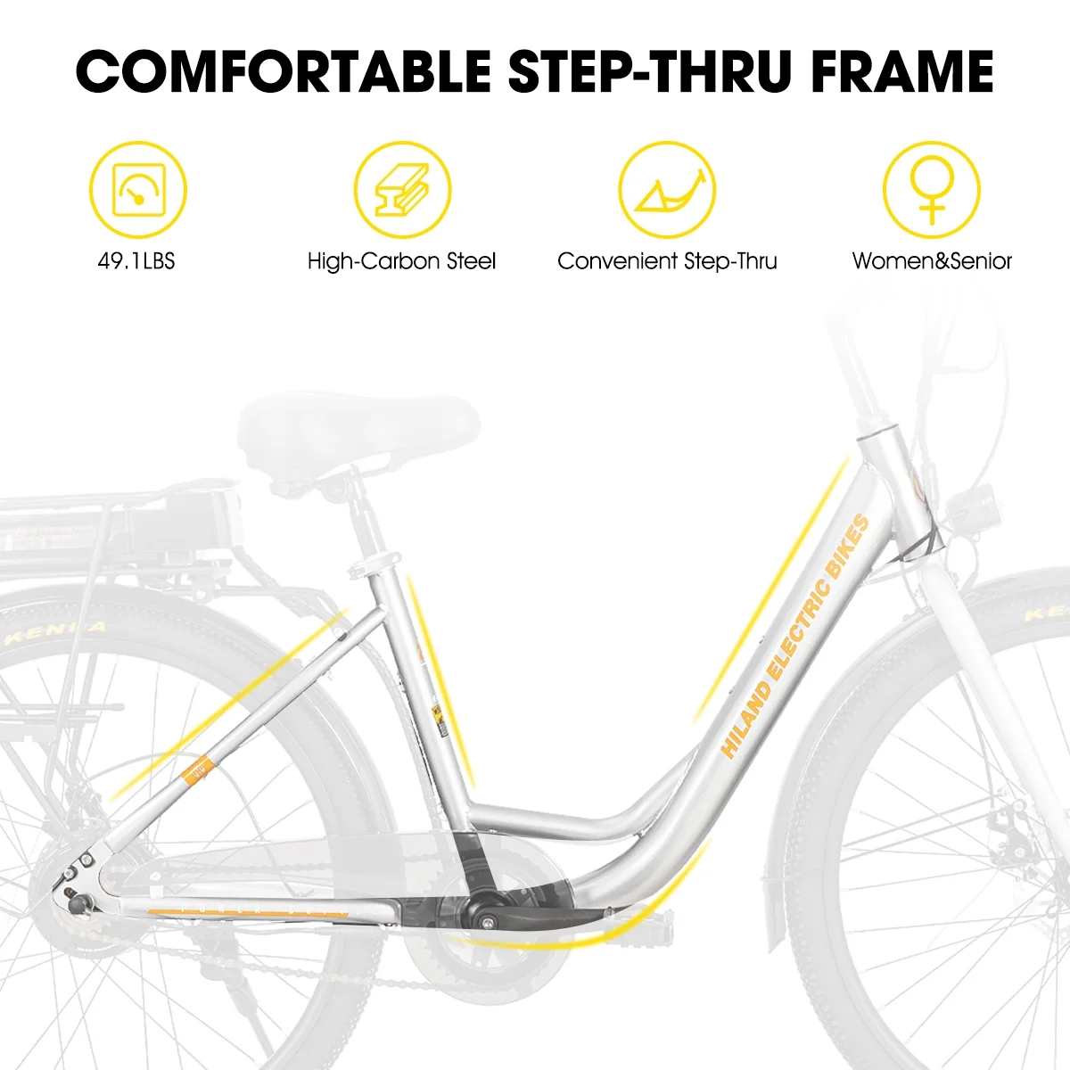 Hiland Electric Bike 26