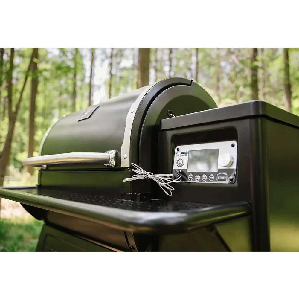 Z GRILLS 2024 Upgrade Pellet Grill & Smoker Wood Pellet Grill, 8 in 1 BBQ Smoker with Foldable Front Shelf, Rain Cover, 1056 sq.in Cooking Area - Womvr