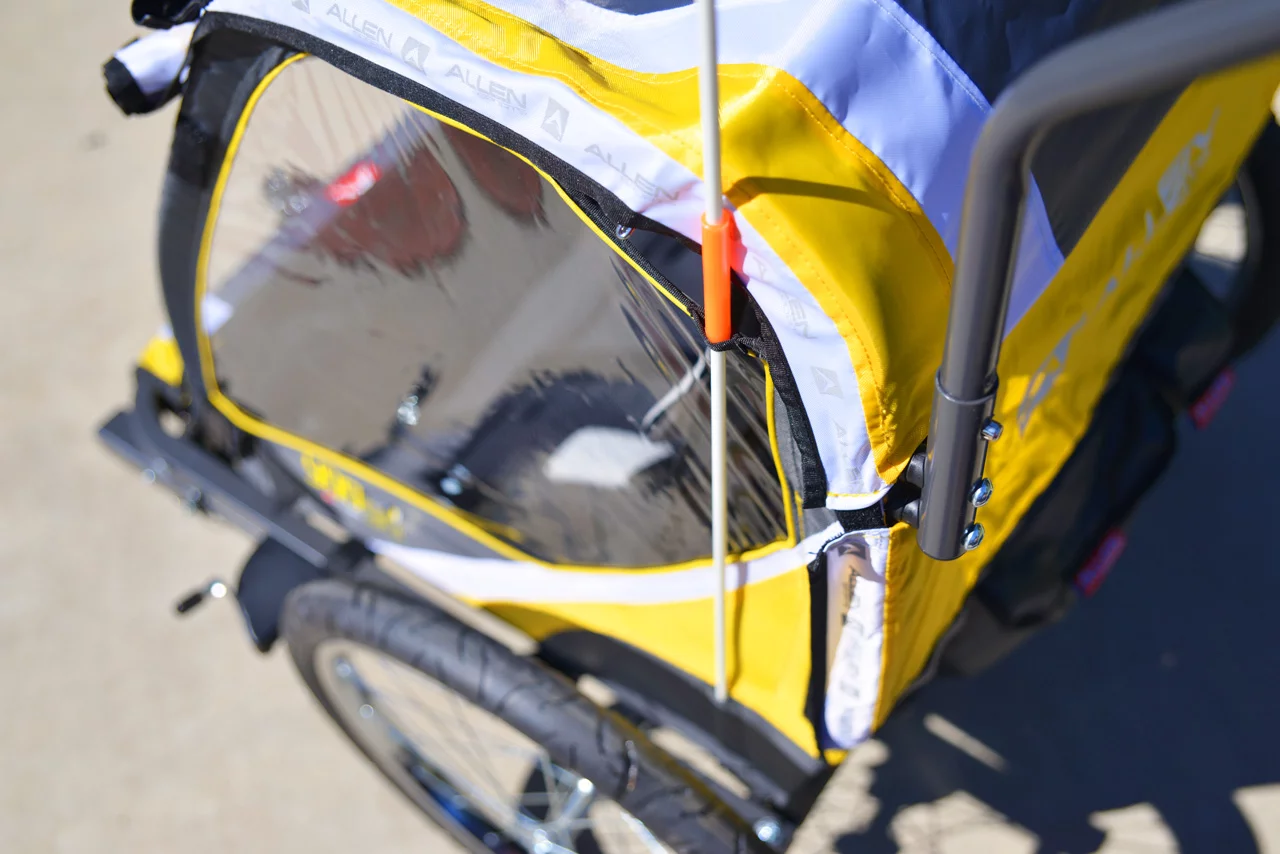 Allen Sports Deluxe Steel 2-Child Bicycle Trailer and Stroller, S2 - Womvr