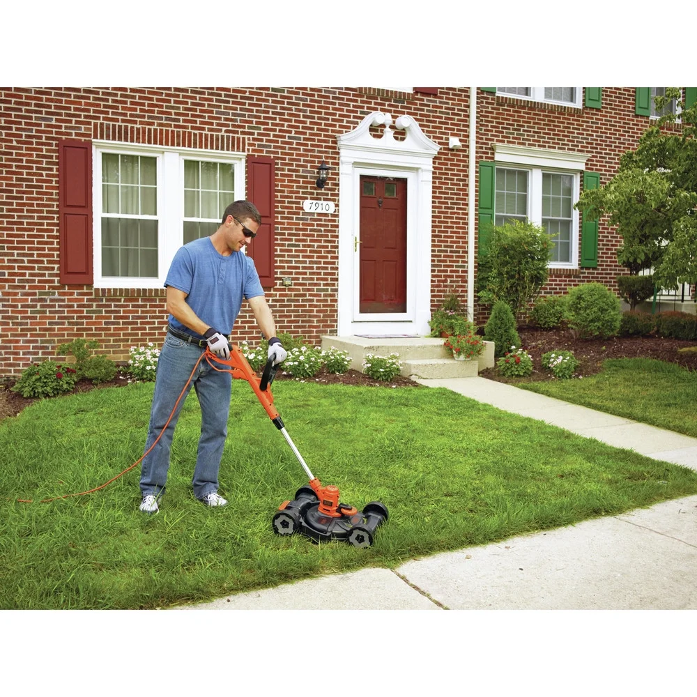 BLACK+DECKER MTE912 3-N-1 6.5 Amp String Trimmer, Edger & 12