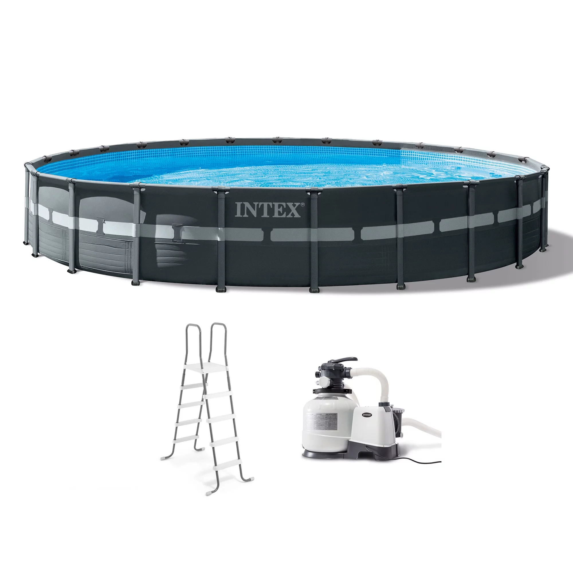 Intex ZX100 Side Pool Cleaner w/Ultra XTR Deluxe Swimming Pool Set - Womvr