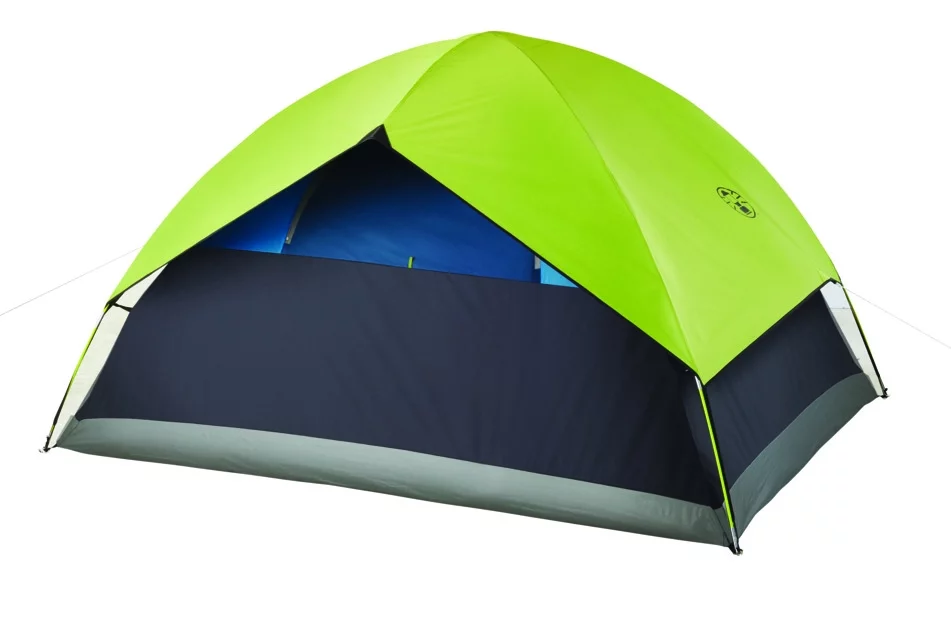 Coleman 4-Person Sundome Dark Room Dome Camping Tent with Easy Setup - Womvr