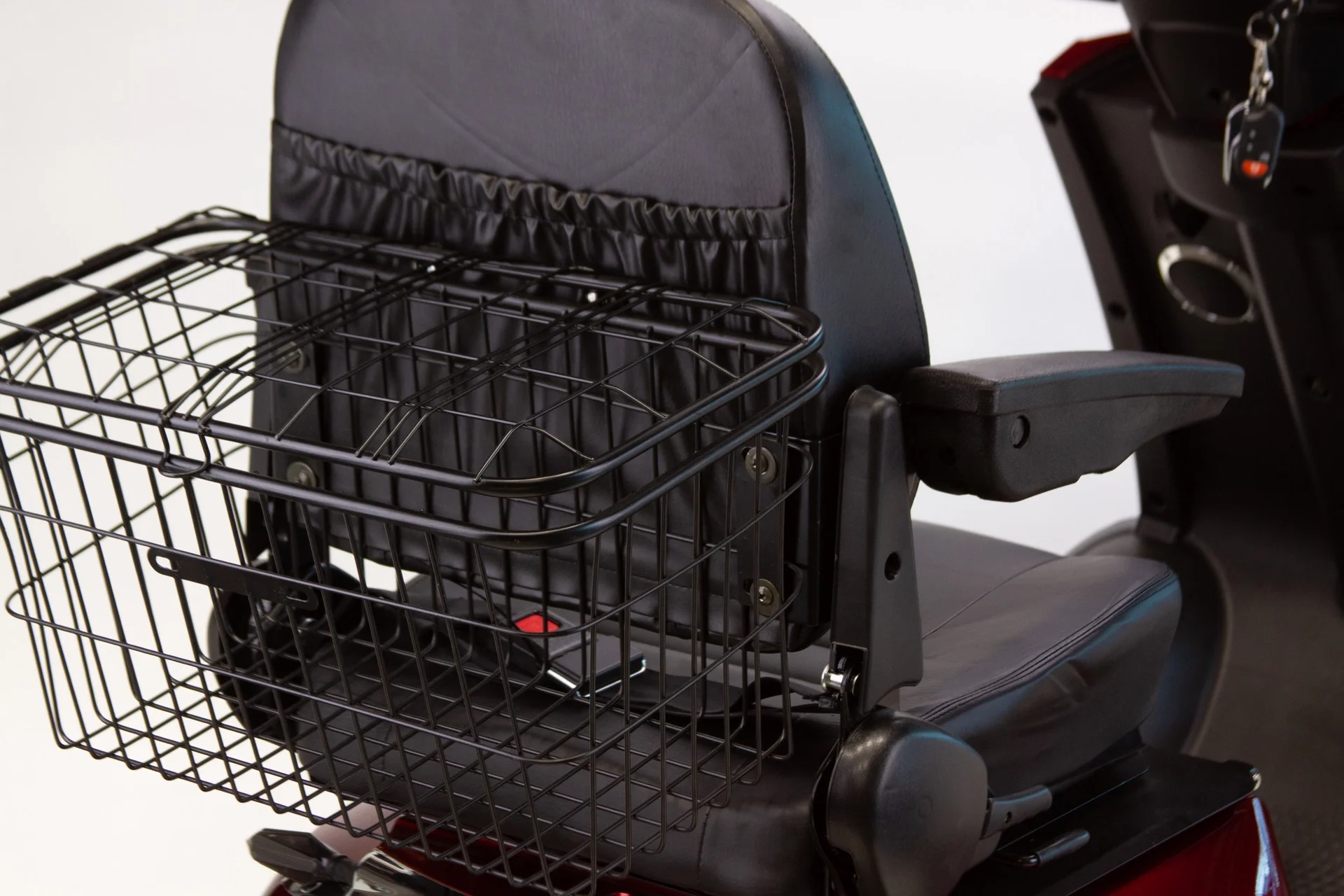 Deluxe Scooters 72+ Premium Mobility Scooter with 3-Year Warranty, 500 lbs Weight Capacity, Fully Assembled, Adjustable Captain's Seat, Long Range RED… - Womvr