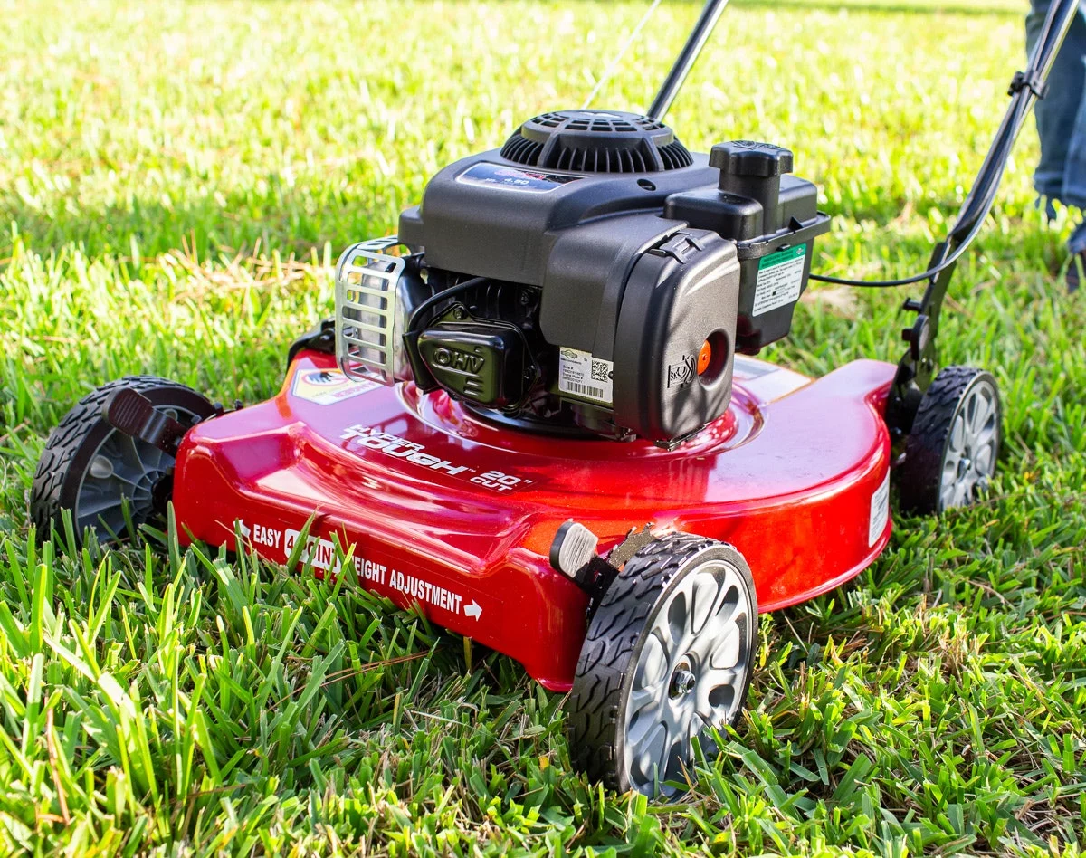 Hyper Tough 20-inch 125cc Gas Push Mower with Briggs & Stratton Engine - Womvr