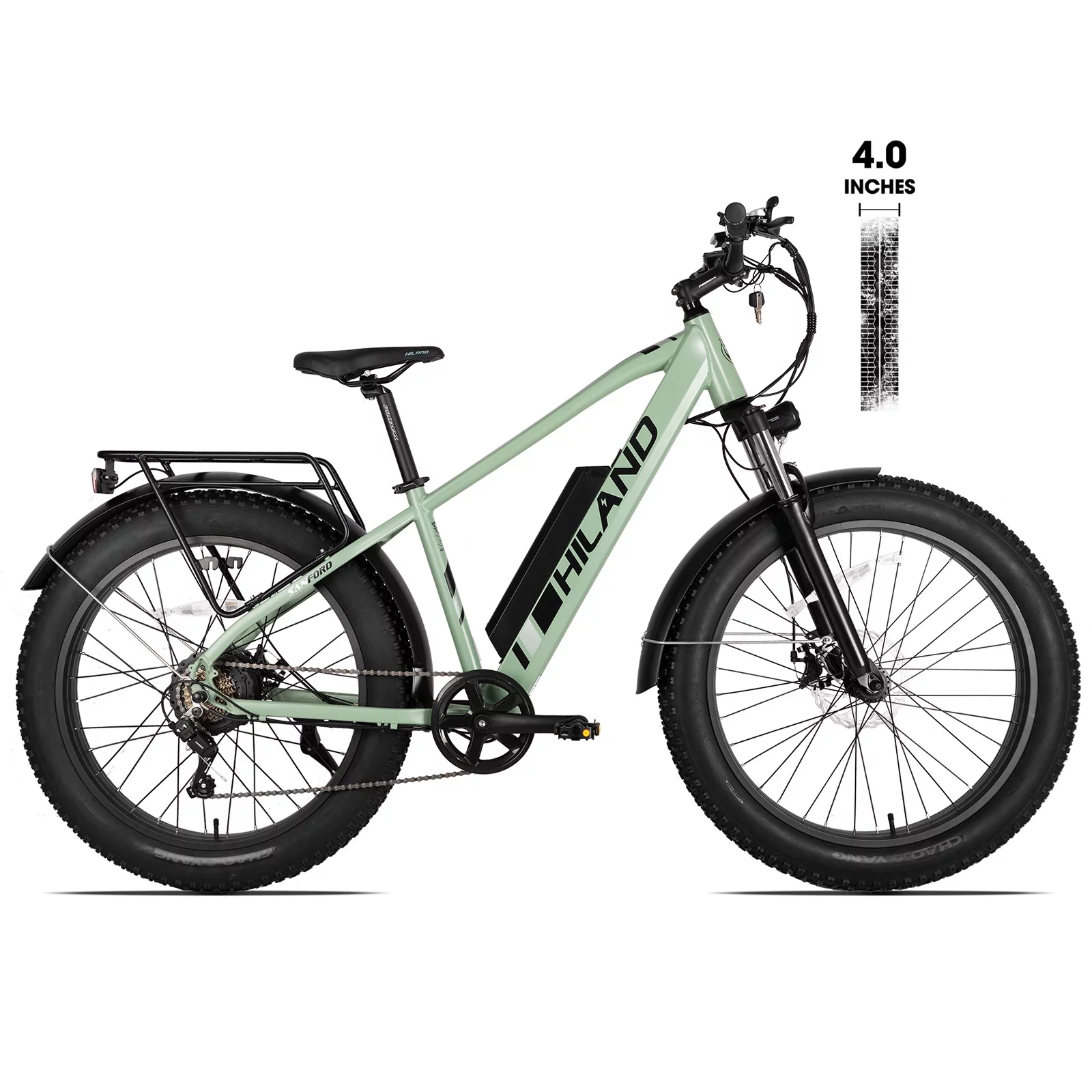 HILAND High Power Electric Bike for Adults, 750W 48V Motor Off-road Electric Mountain Bicycle, 26