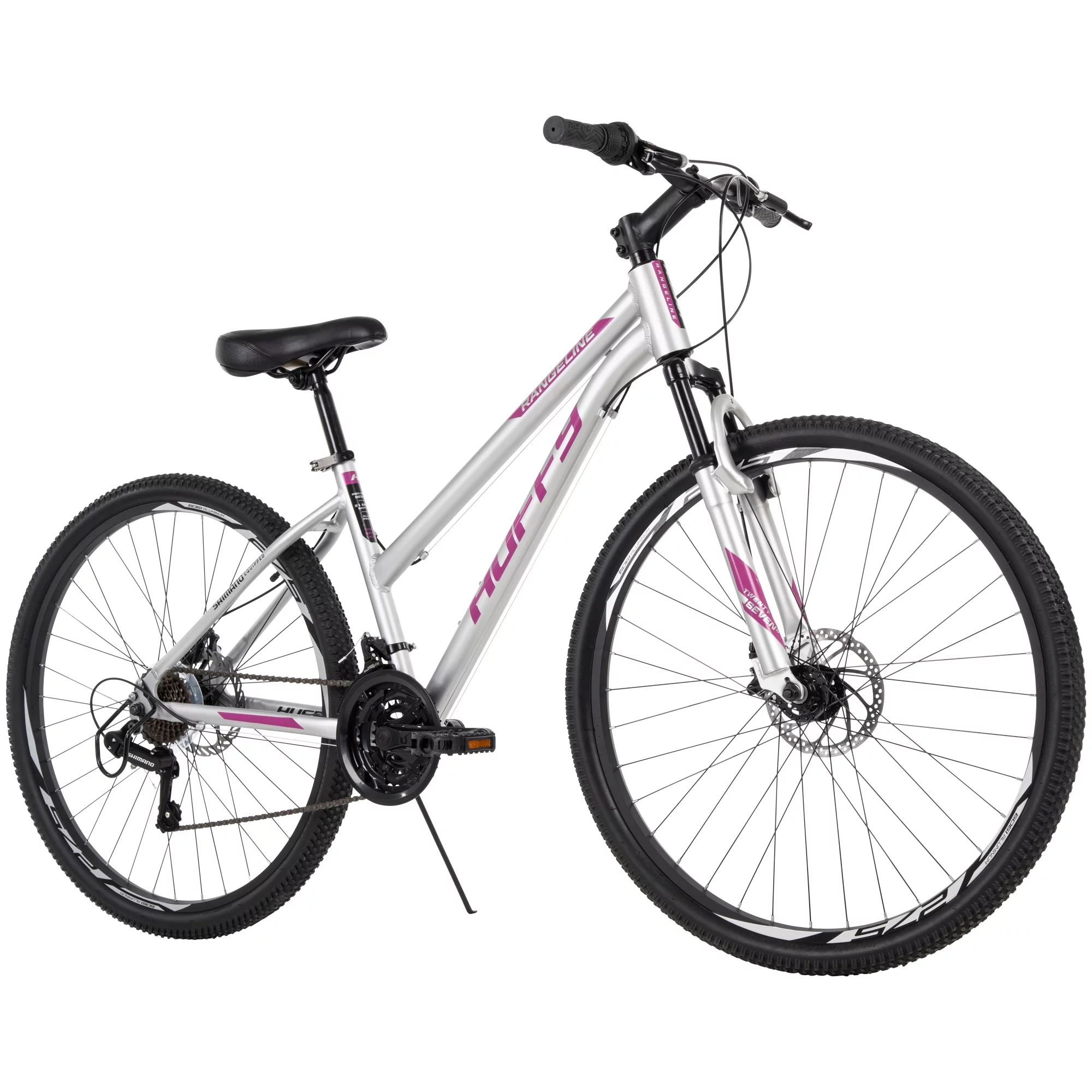 Huffy Rangeline Women's Mountain Bikes, 27.5 inch, Silver - Womvr