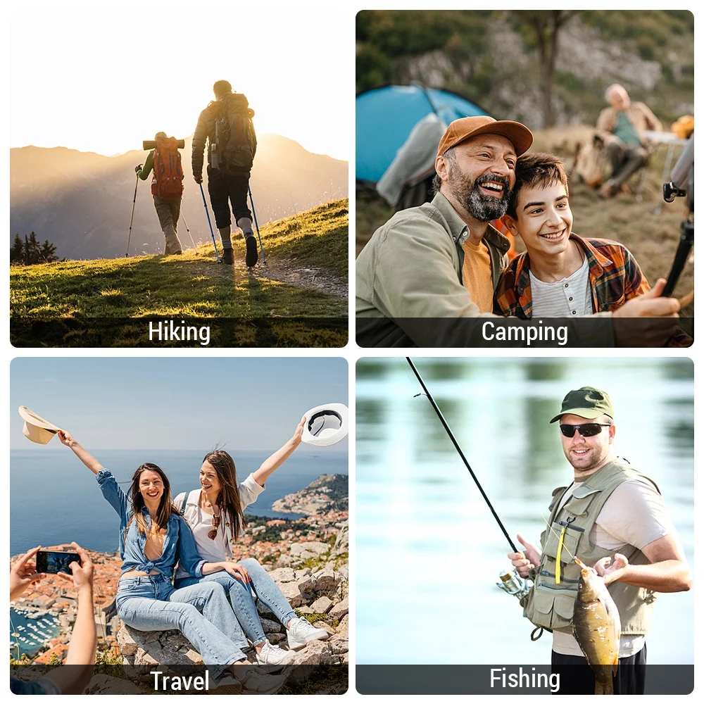 MCETO Camping Hot Tent 4-6 Person Tipi Tent with Stove Jack for Bushcraft, Cooking and Heating - Womvr