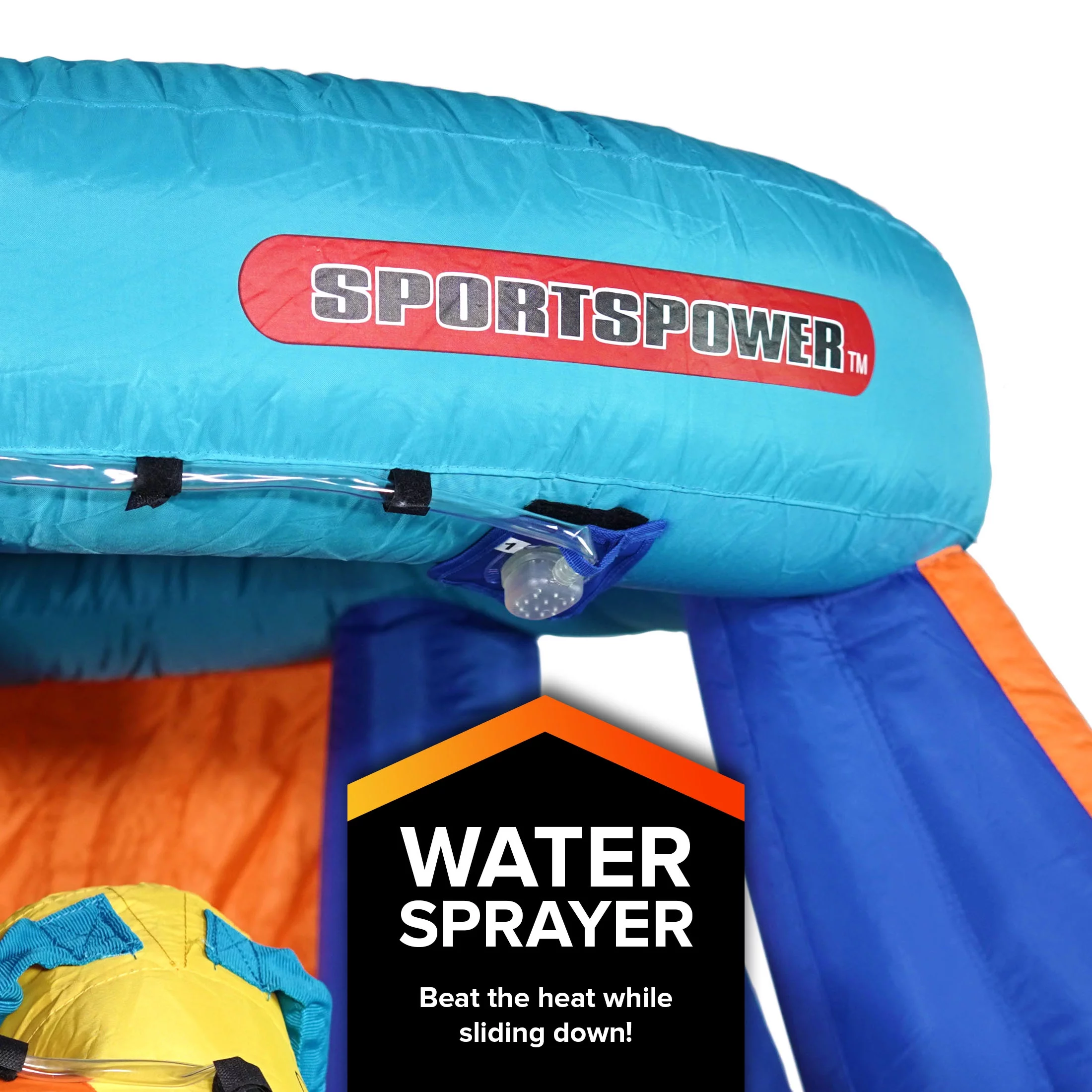 Sportspower Battle Ridge 13.8' Inflatable Water Slide with Lifetime Warranty on Heavy Duty Blower - Womvr