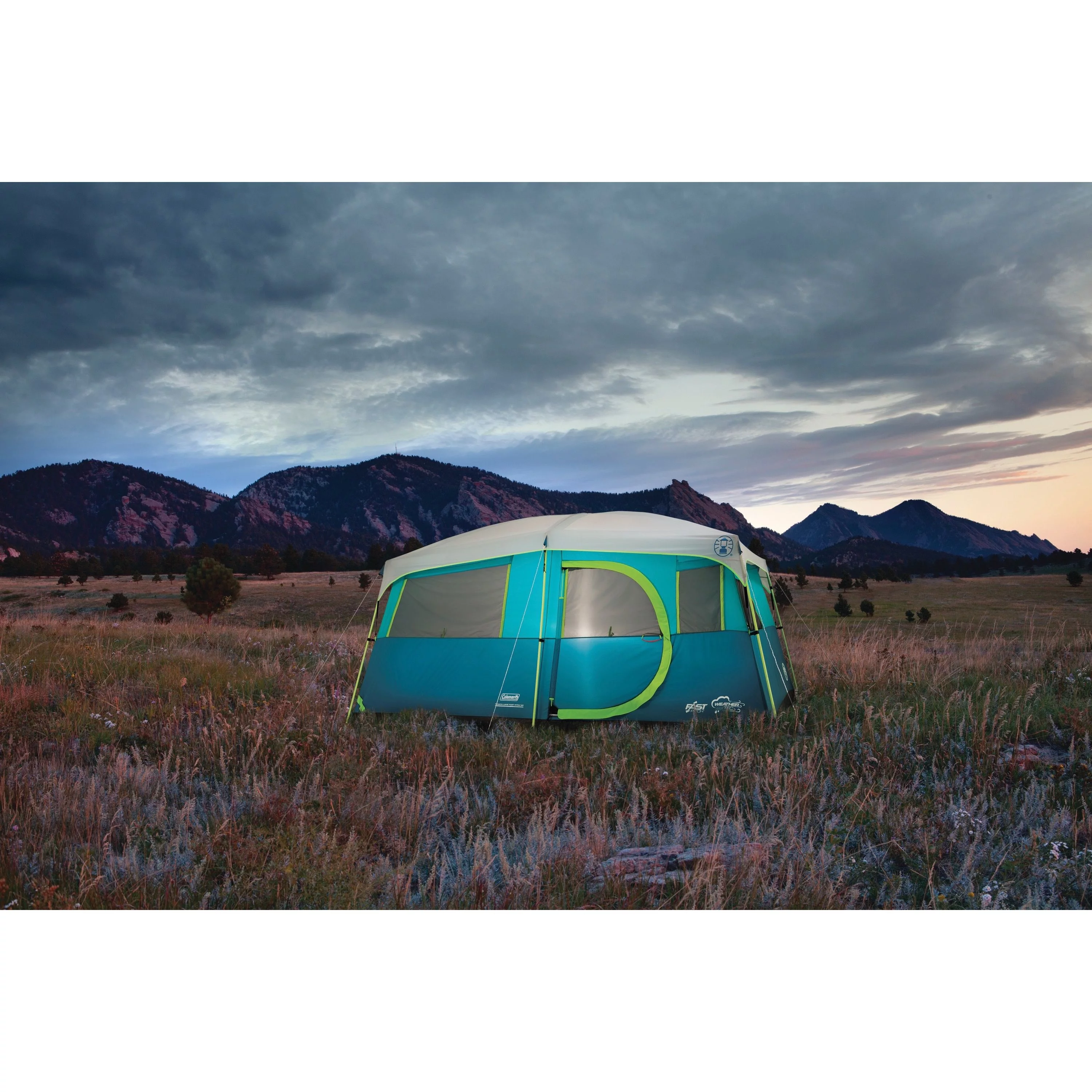 Coleman® 8-Person Tenaya Lake™ Fast Pitch™ Cabin Camping Tent with Closet, Light Blue - Womvr