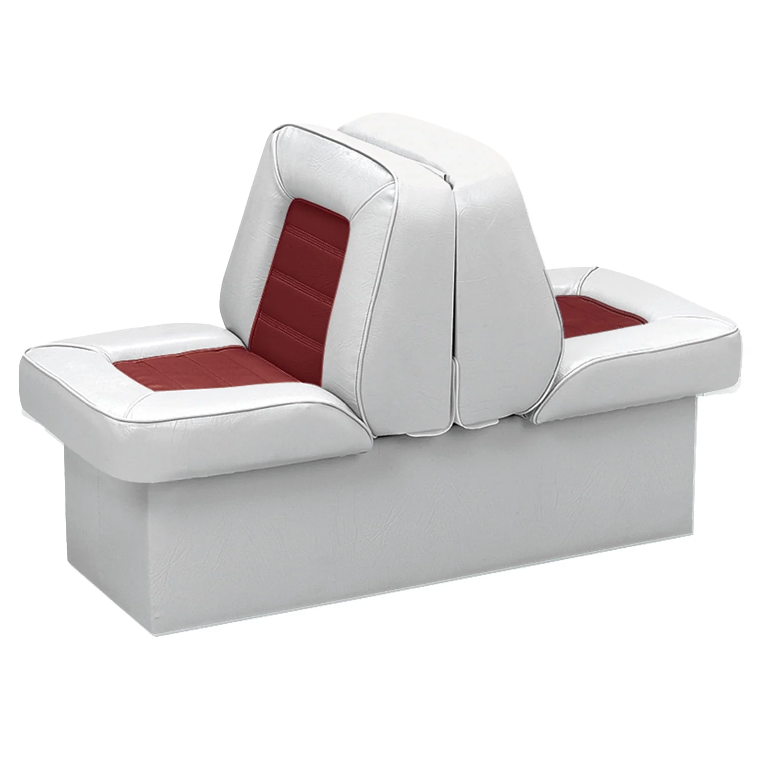 Wise 8WD505P-1-710 Bucket Style Back to Back Lounge Seat, White - Womvr
