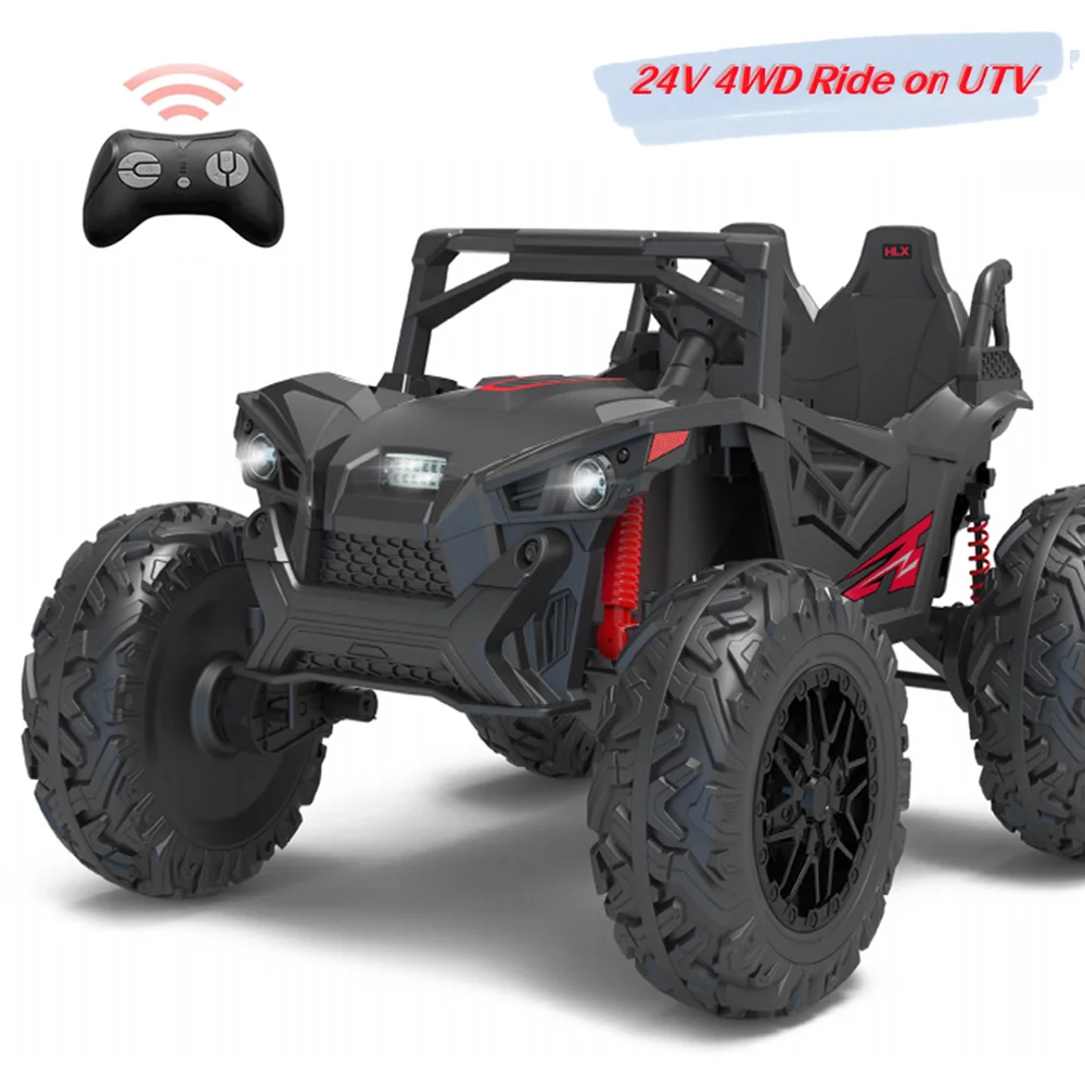 EastVita 24V Ride on Car with ,Extra Large 2 Seat 20.5