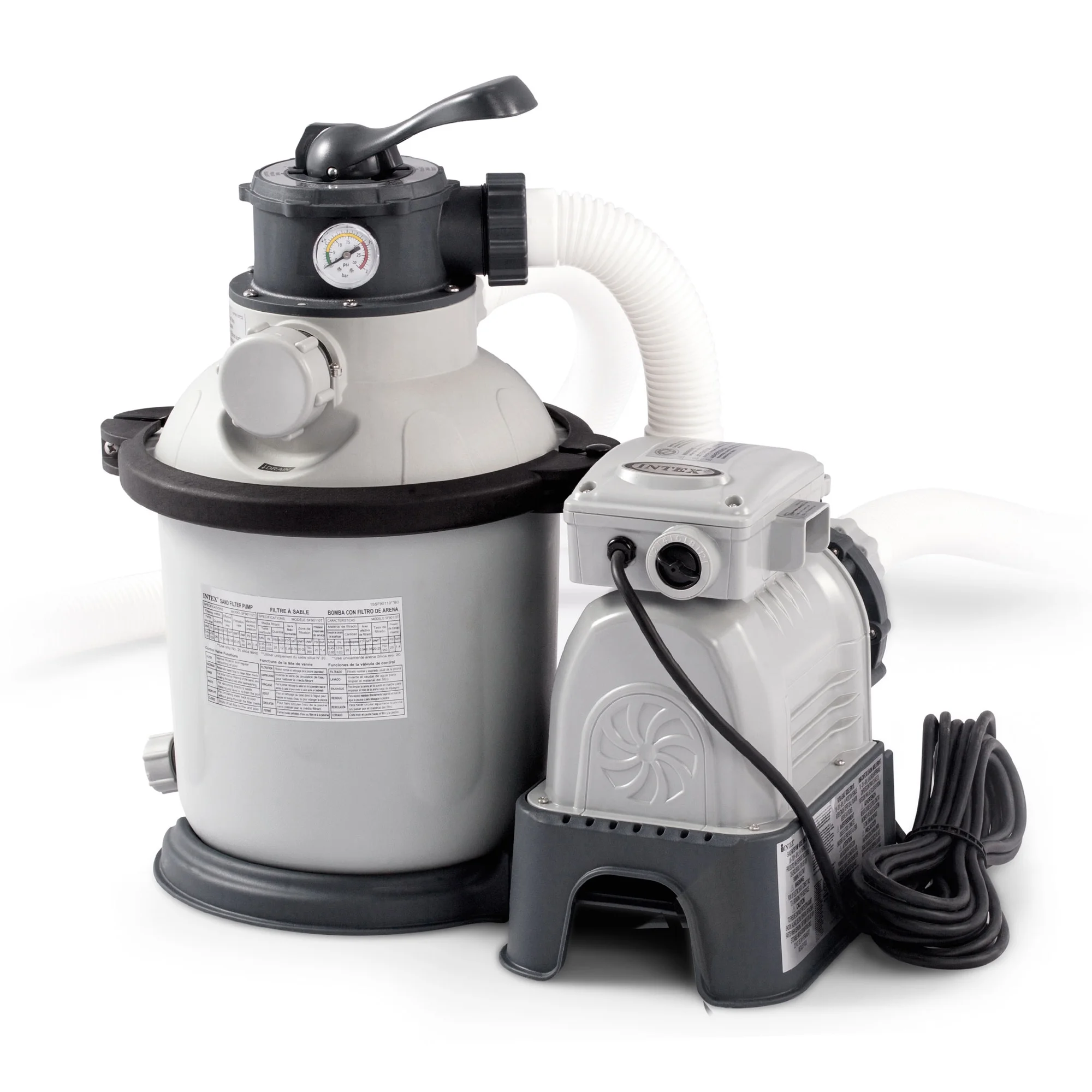 Intex 18ft x 9ft x 52in Ultra Frame Rectangular Above Ground Pool with Pump - Womvr